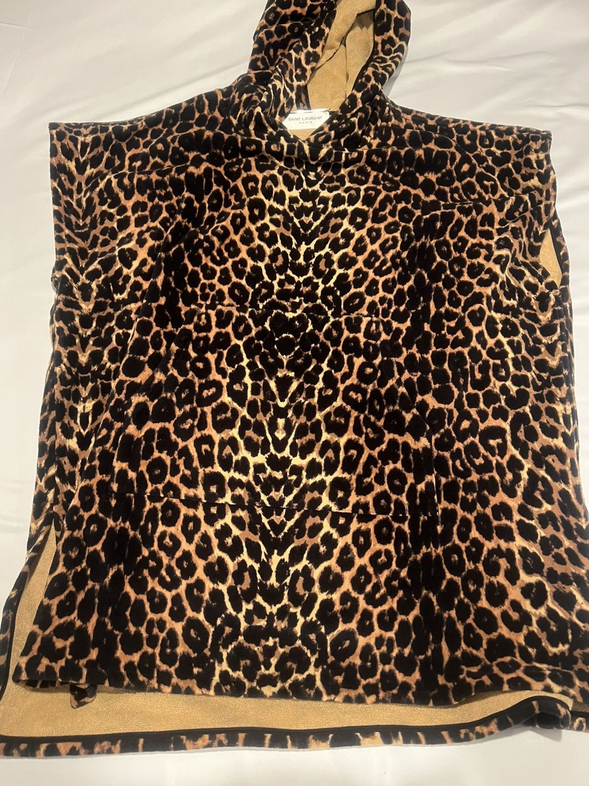 Saint Laurent Paris Saint Laurent men’s leopard poncho hoodie. M. $3790 Size US M / EU 48-50 / 2 - 1 Thumbnail