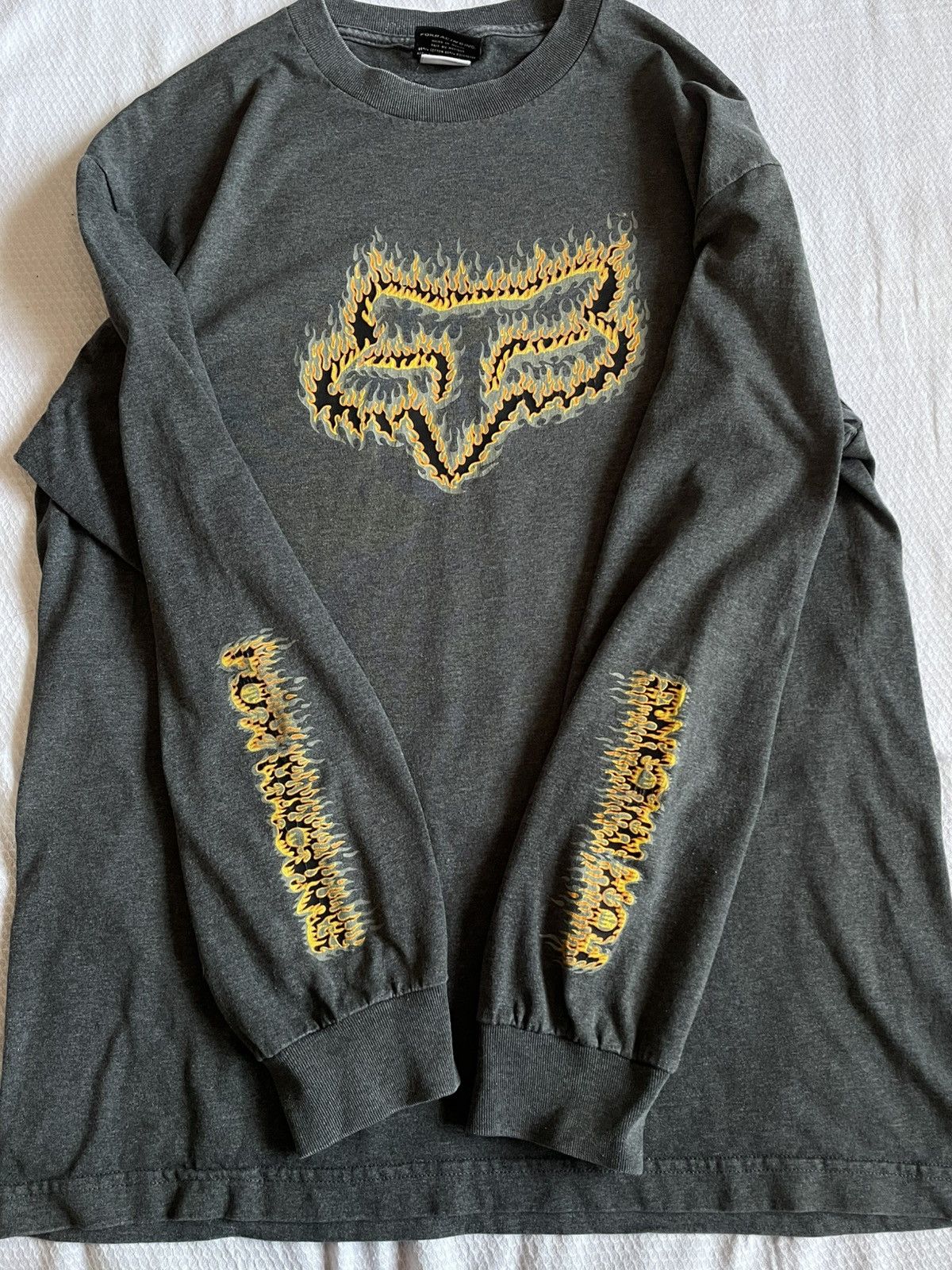 Fox Racing Vintage Flame Fox Racing Longsleeve Tee Size US L / EU 52-54 / 3 - 6 Thumbnail