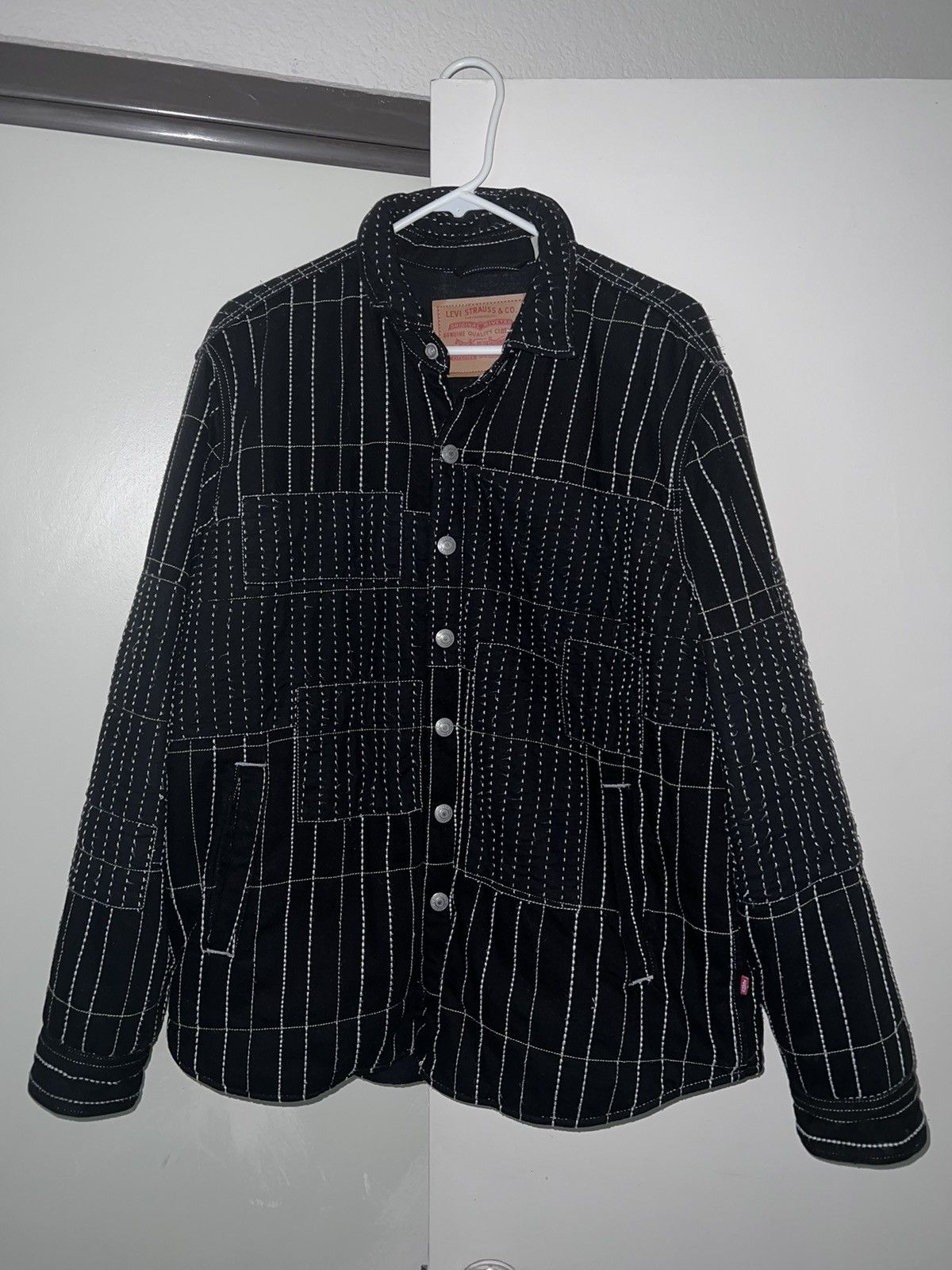 DenimTears×Levi's Peace Patchwork Shirt Denim Tears Peace Patchwork | Grailed