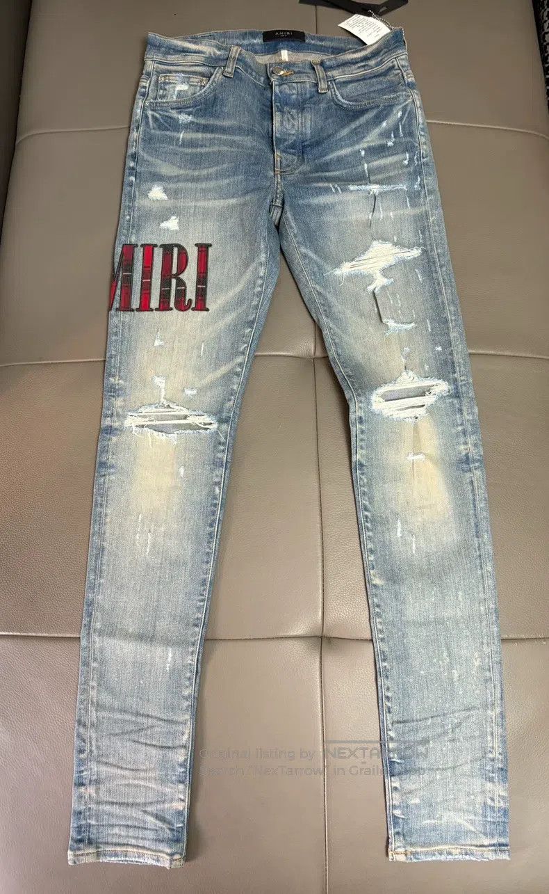 Amiri Amiri Size 31 Embroidered jeans Size US 31 - 1 Thumbnail