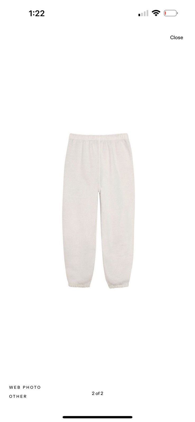 Nike × Stussy Stussy x Nike Stone Washed Fleece Pants Light Bone 
