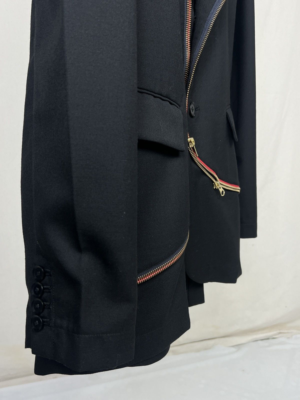 Ground Y Yohji YamamotoGround Y 18SS Zippers Jacket Size 48S - 3 Thumbnail