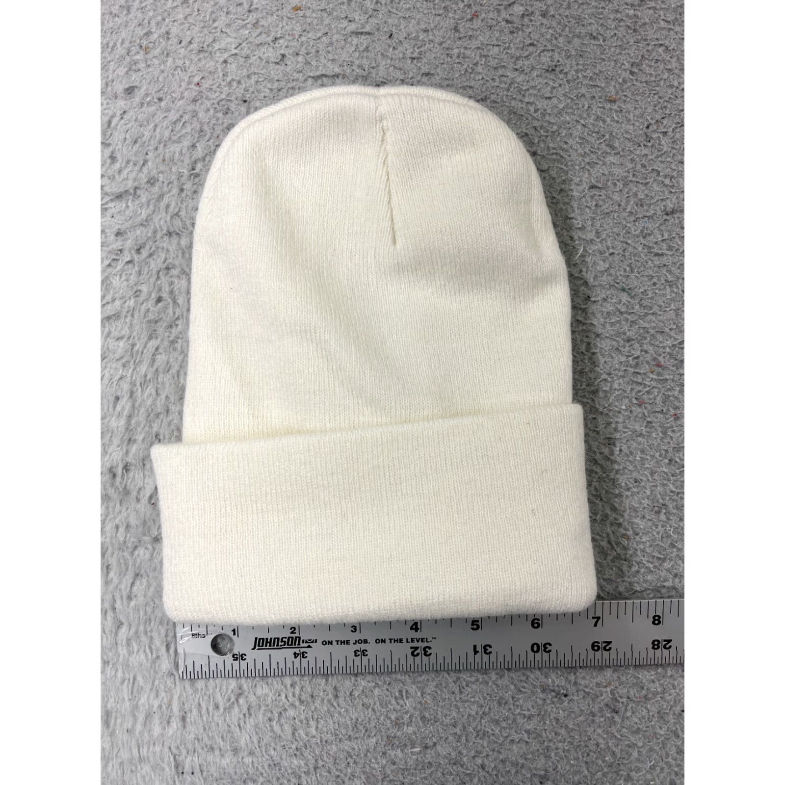 Vintage Unbranded Alien Beanie Toque Adult One Size White Knit Embroidered 100% Acrylic Snow Ski Logo Size ONE SIZE - 3 Thumbnail