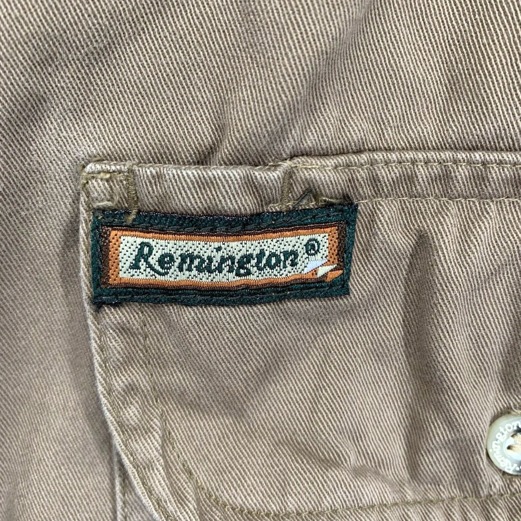 Vintage VINTAGE Remington Men’s Work Shirt 2XL Cotton Canvas Long Sleeve Button-Down Hunting Outdoor Casual Size US XXL / EU 58 / 5 - 3 Thumbnail