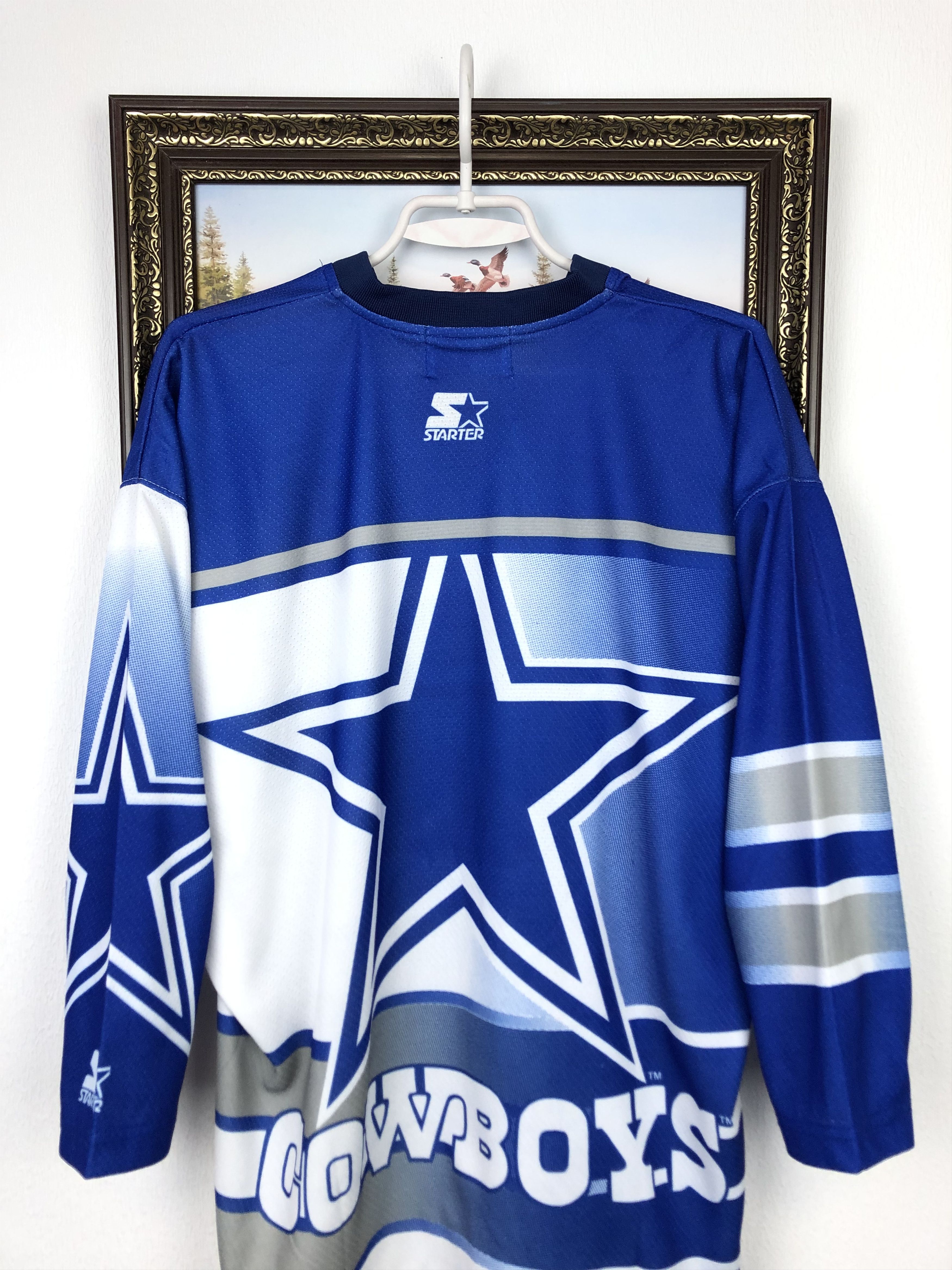 Starter Vintage 90's Starter Dallas Cowboys NFL Hockey Jersey Size US L / EU 52-54 / 3 - 9 Thumbnail