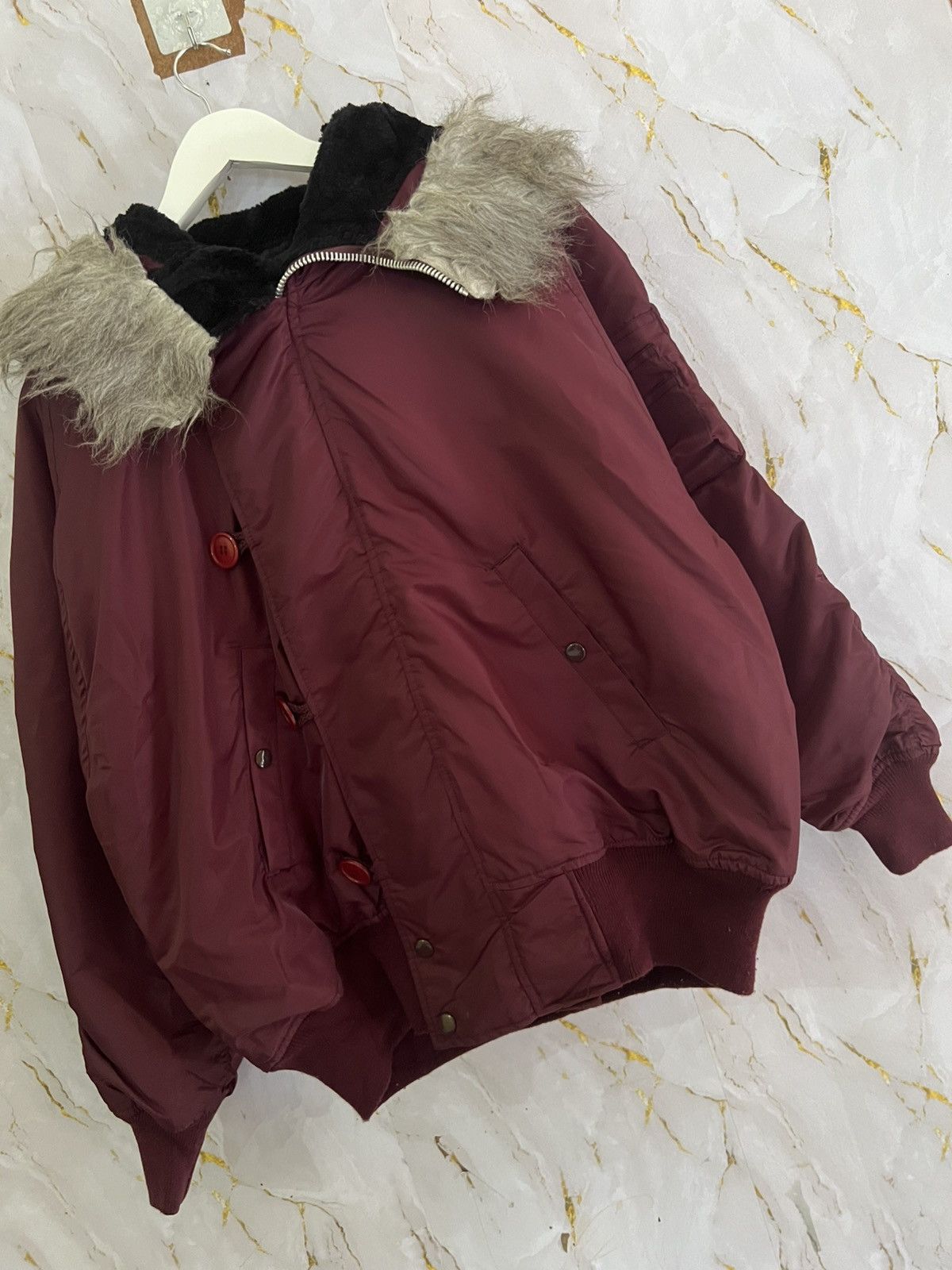 Alpha Industries Alpha Industries N-2B USAF Flight Jacket Snorkel Hood Bomber Size US M / EU 48-50 / 2 - 4 Thumbnail