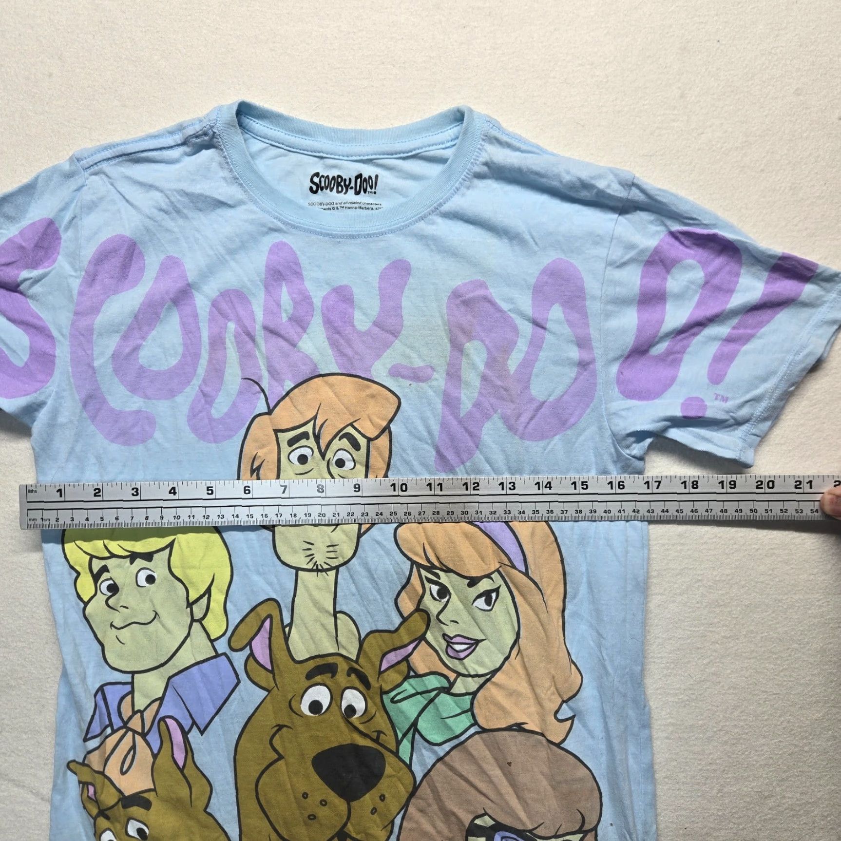 Vintage VINTAGE Scooby Doo Shirt Women XS Blue Short Sleeve Crew Neck Regular Fit Adults XS Graphic Tee - Scooby-Doo Fan 90s? Size XS / US 0-2 / IT 36-38 - 3 Thumbnail