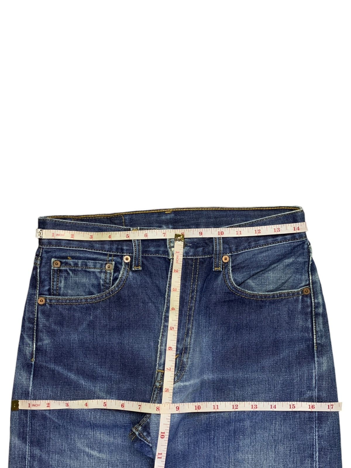 Levi's Vintage 90s Levis 505 Faded Wash Distressed Jeans Size US 29 - 12 Thumbnail