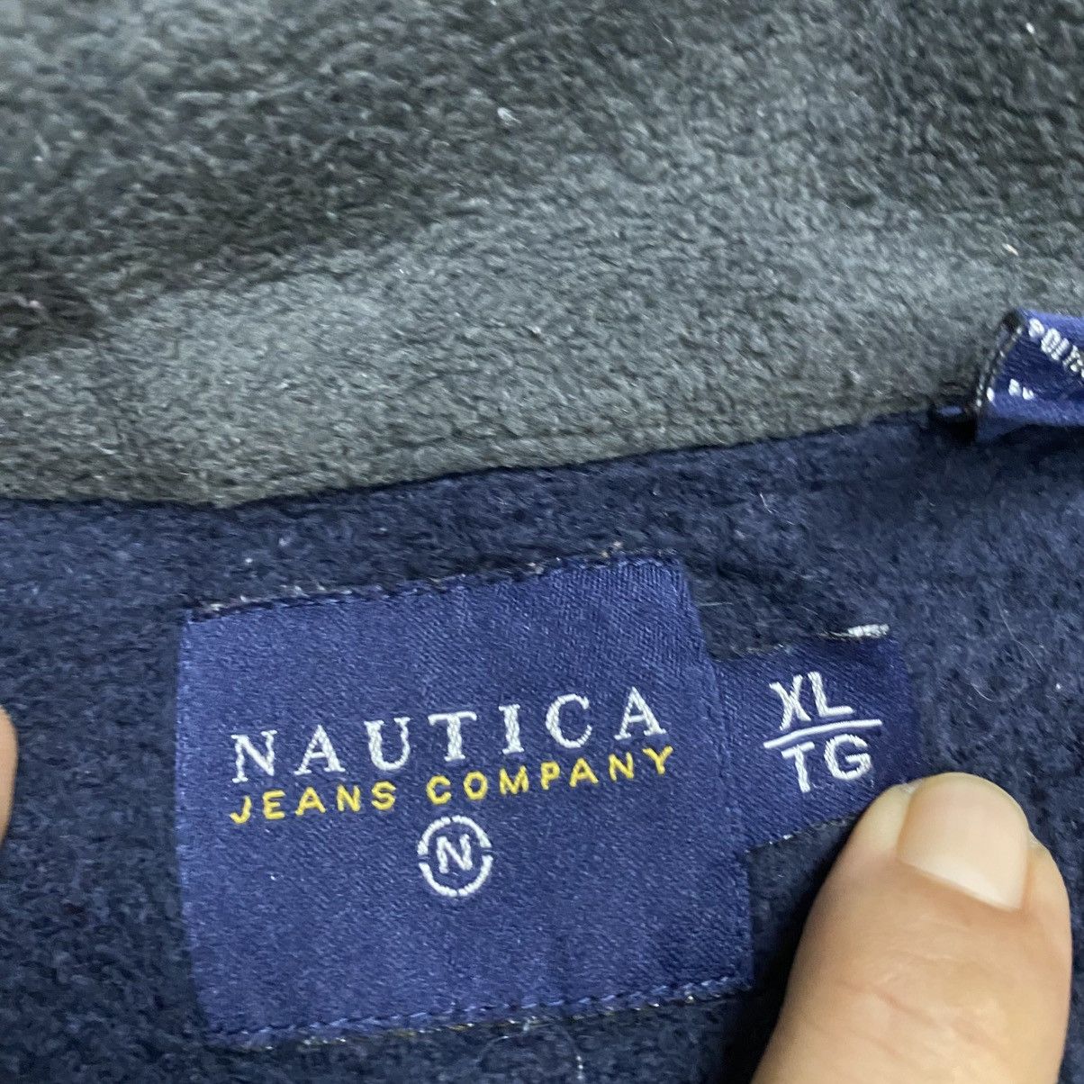 Nautica Nautica big logo half zipper fleece Size US XL / EU 56 / 4 - 10 Thumbnail