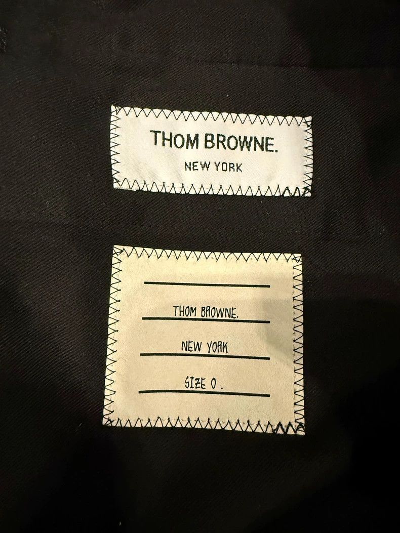 Thom Browne Size 0 Classic medium gray suit trousers 2503