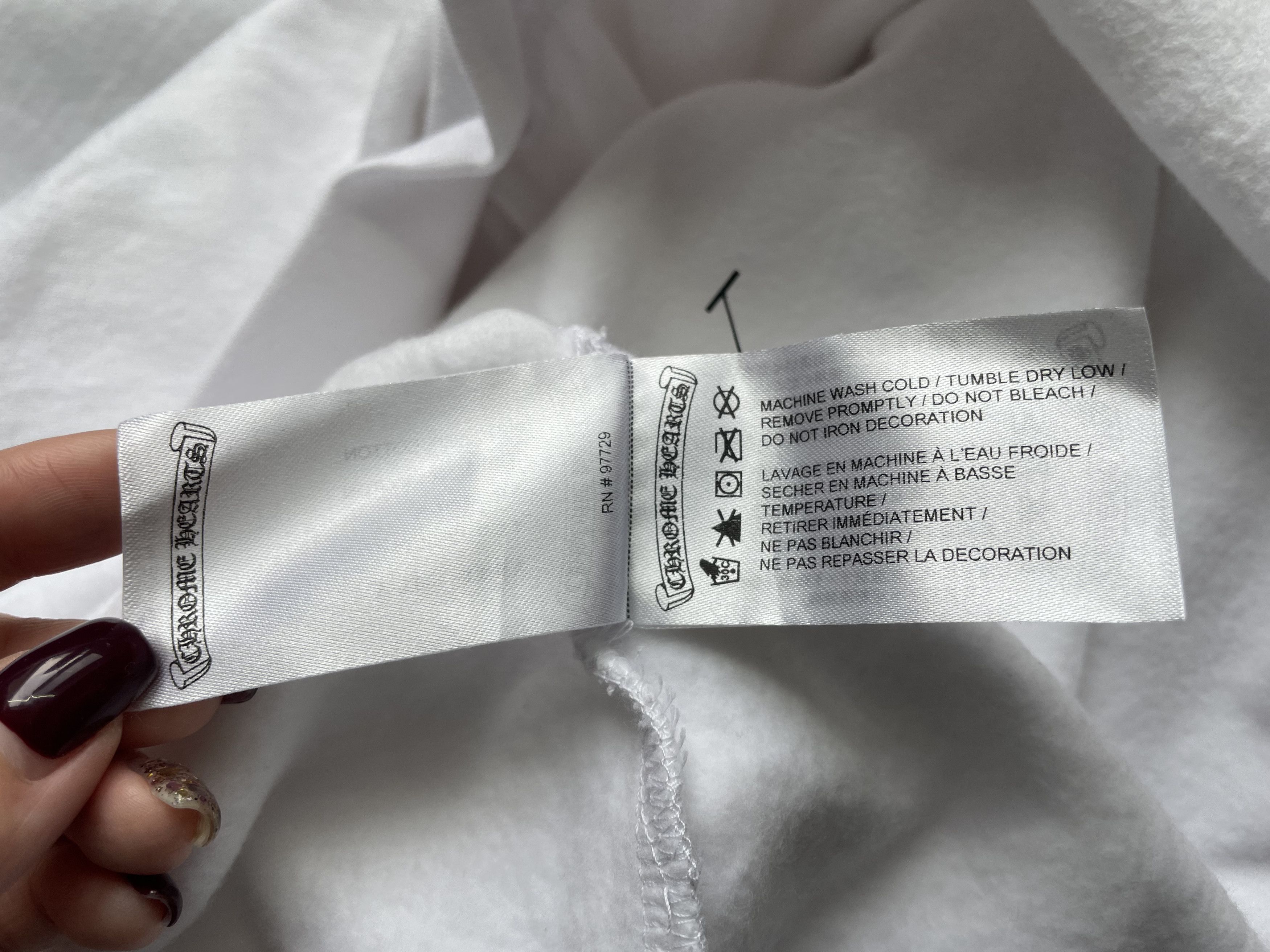 Chrome Hearts Chrome Hearts White Scroll Zip Up Hoodie Size US XXL / EU 58 / 5 - 13 Thumbnail