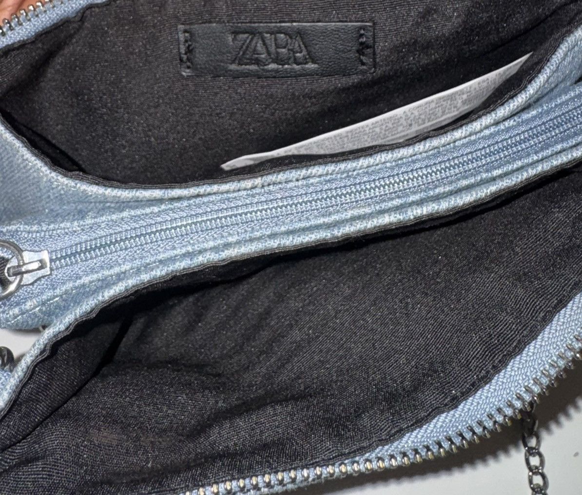 Zara Zara denim studded bag Size ONE SIZE - 4 Thumbnail