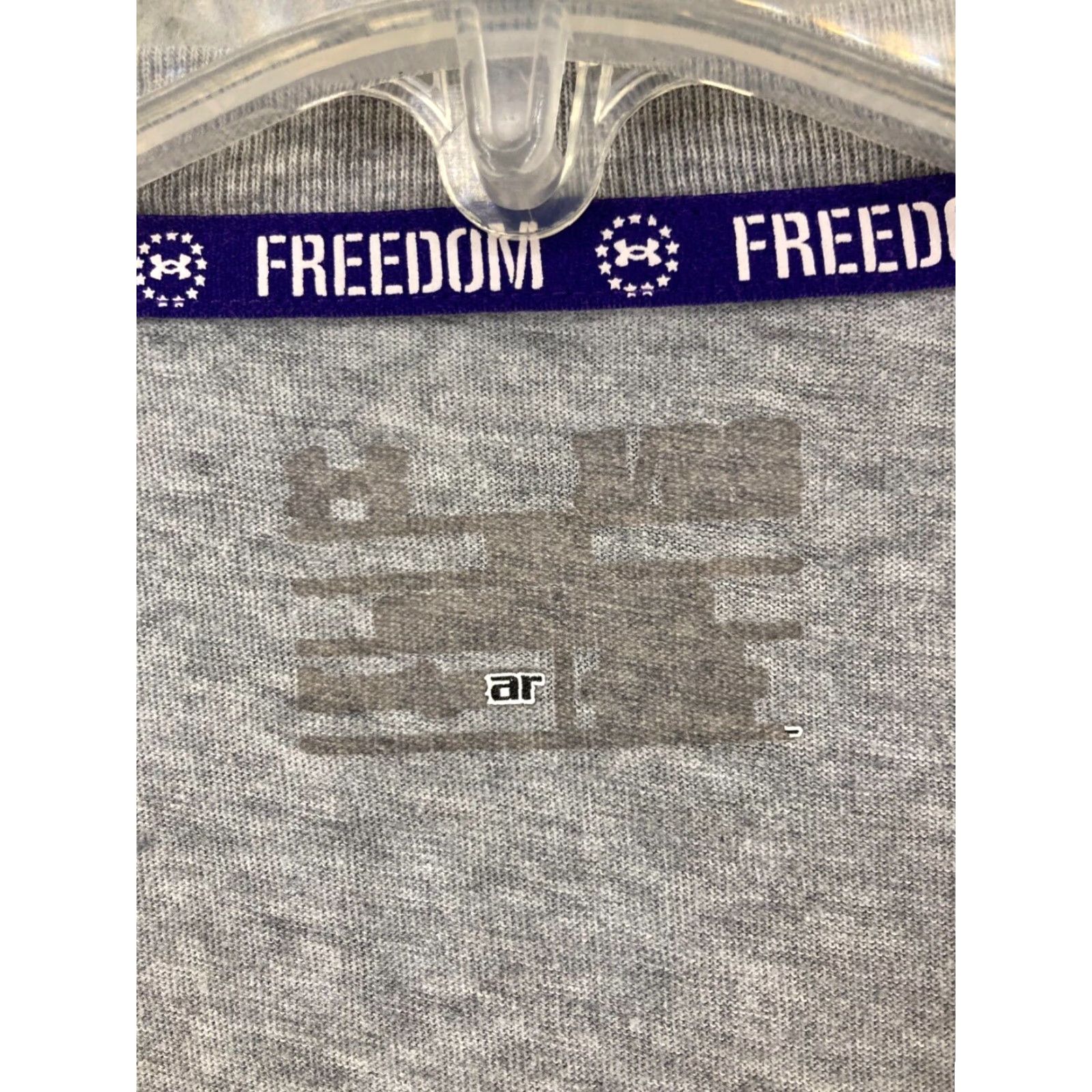 Under Armour Under Armour Mens TShirt XL Gray American Flag Logo Athletic Size US XL / EU 56 / 4 - 5 Thumbnail