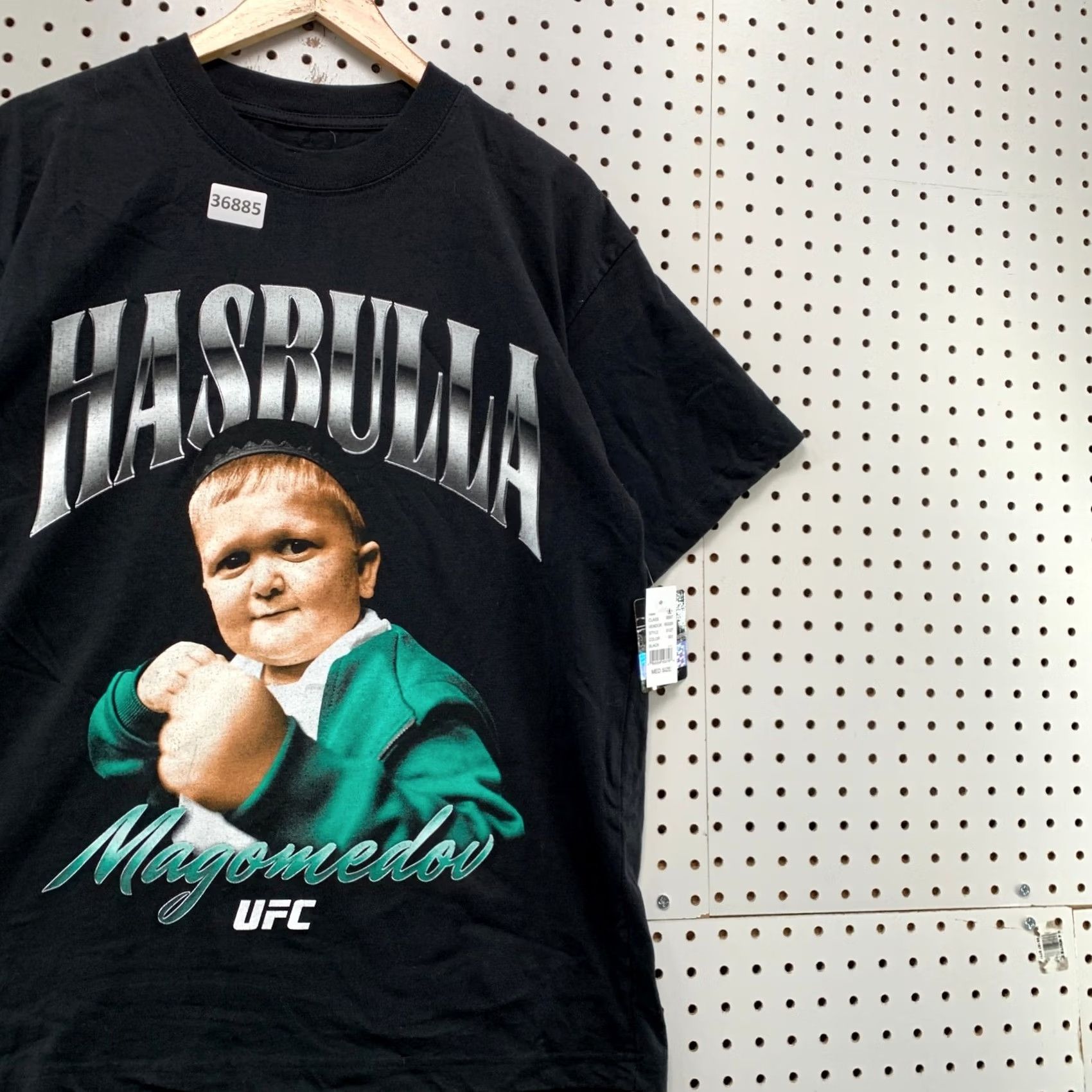 UFC UFC Hasbulla Shirt Mens Medium Black Short Sleeve Magomedov NWT Size US M / EU 48-50 / 2 - 4 Thumbnail