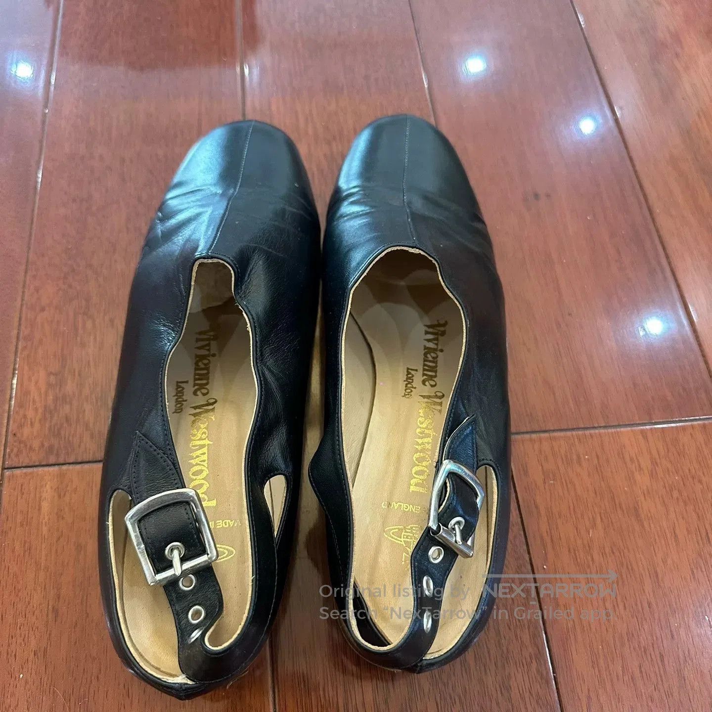 Other vivienne westwood black leather sling back shoes. Size US 9.5 / IT 39.5 - 2 Thumbnail