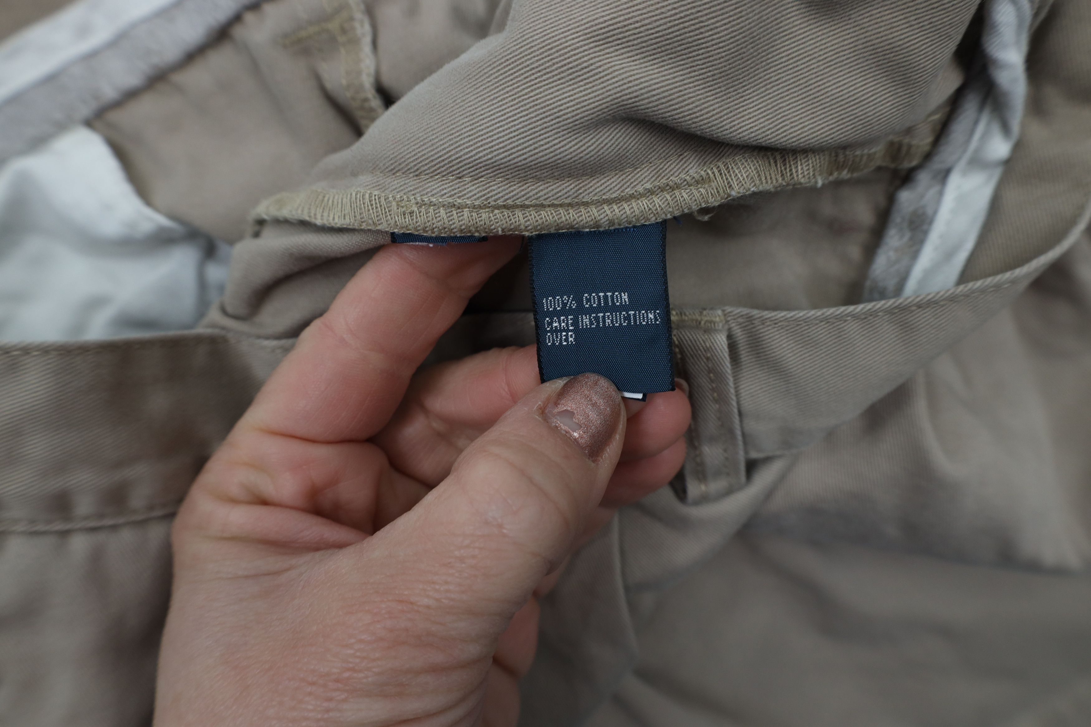 Ralph Lauren × Vintage Vintage 90s Ralph Lauren Above Knee Chino Shorts Cotton Size US 36 / EU 52 - 7 Thumbnail