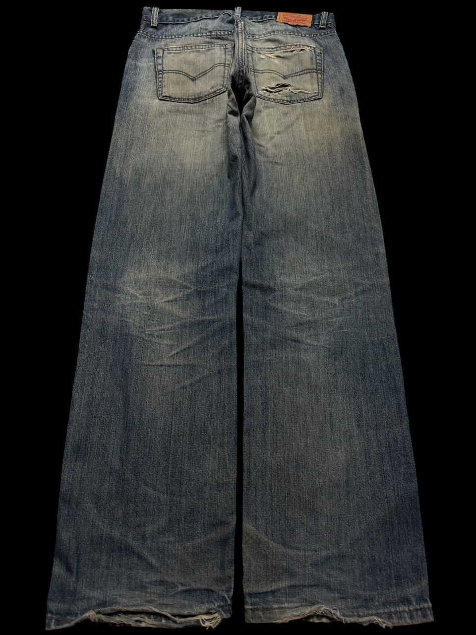 💥Insane💥Y2k Levi’s 505 Straight Rusty Mudwash Distress Jean