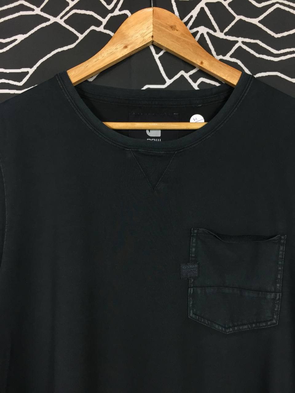G-Star × Vintage G Star Raw Originals Denim Pocket Tee Size US L / EU 52-54 / 3 - 3 Thumbnail
