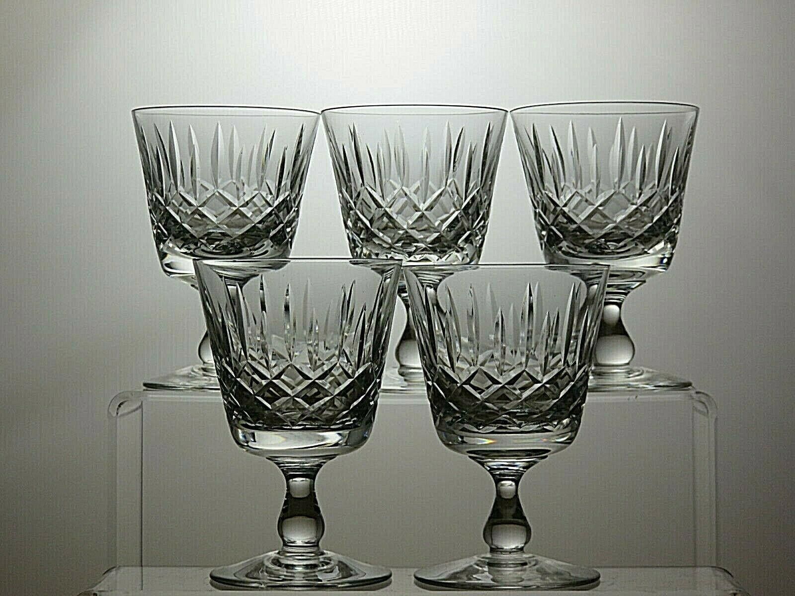 Other Edinburgh Crystal "Appin" Cut Glass Set of 5 Wine Glasses Size ONE SIZE - 3 Thumbnail