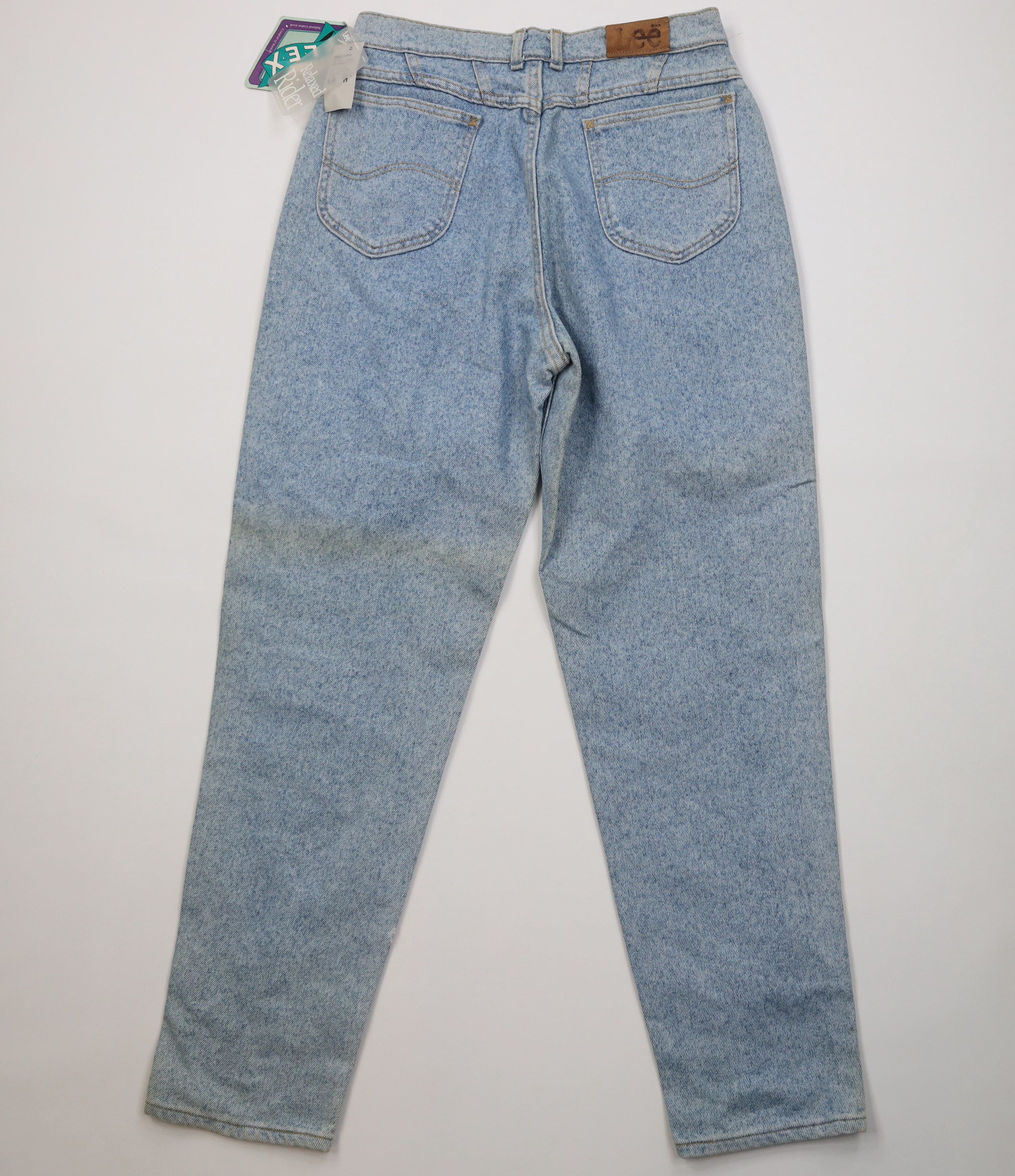 Lee Deadstock Vintage 90s Lee Fit Denim Jeans Blue Pepper USA Size 36" / US 14 / IT 50 - 12 Thumbnail