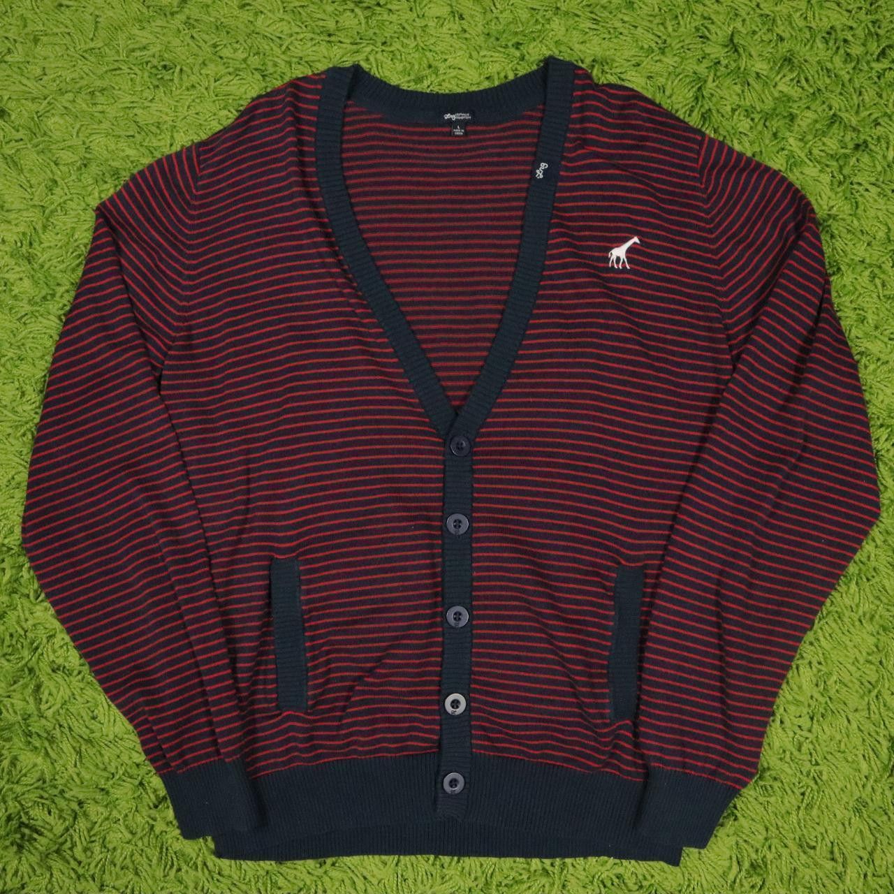 LRG Vintage LRG Striped Scene Cardigan Sweater Size US L / EU 52-54 / 3 - 1 Thumbnail