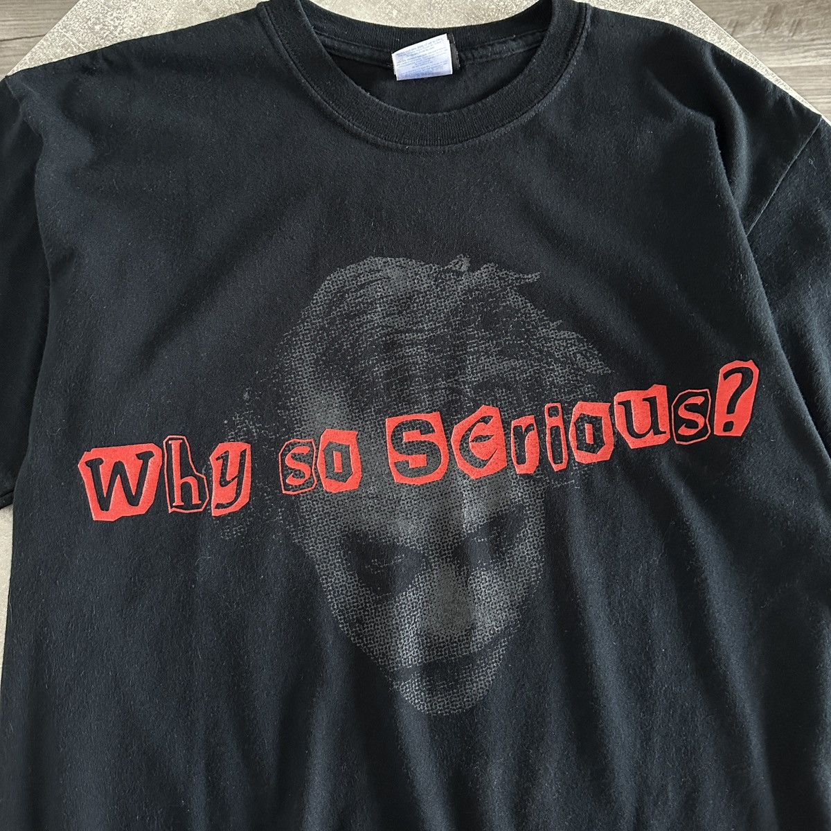 Vintage Vintage 00s Joker Why so serious tee DC Dark Knight 2008 y2k Size US M / EU 48-50 / 2 - 4 Thumbnail