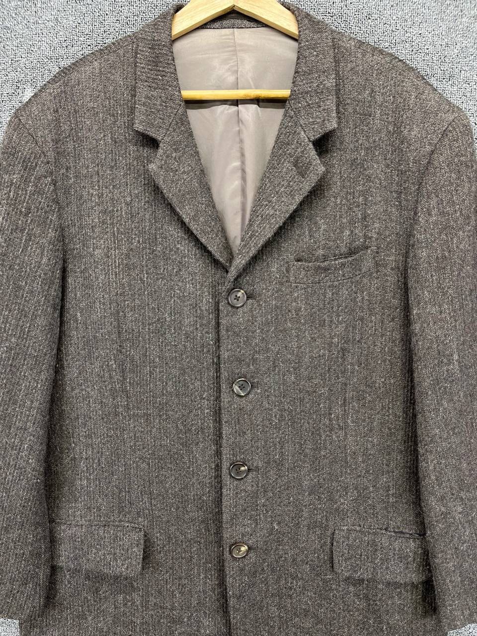 Vintage × Yohji Yamamoto Vintage 80s Yohji Yamamoto Y’S For Men Wool Jacket Size US L / EU 52-54 / 3 - 5 Thumbnail