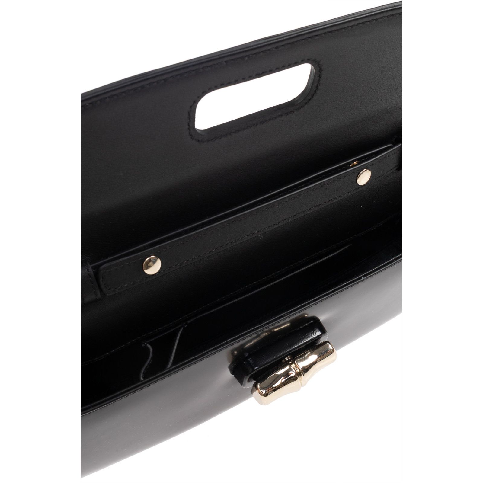 Gucci GUCCI Bamboo Small Black Shoulder Bag New & Authentic Size ONE SIZE - 4 Thumbnail