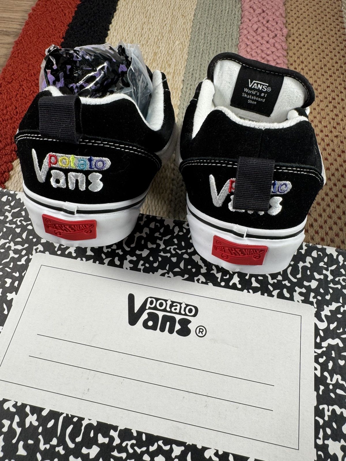 Imran Potato × Vans Vans Vault Ua Knu-Skool Vr3 LX Imran Potato Black White Size US 9.5 / EU 42-43 - 7 Thumbnail