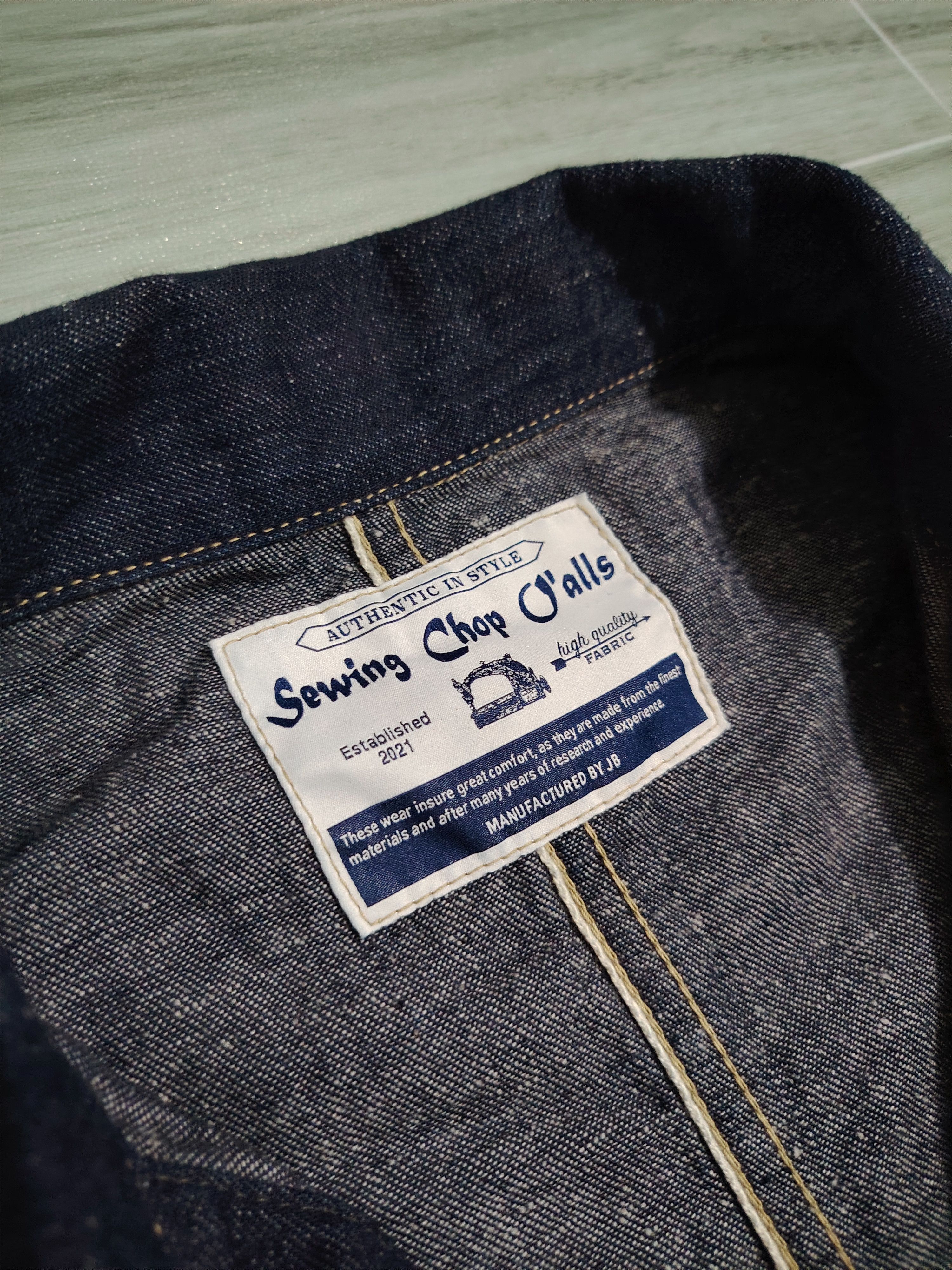 JOHN BULL - Sewing Chop O'alls WWII Denim Coverall Jacket