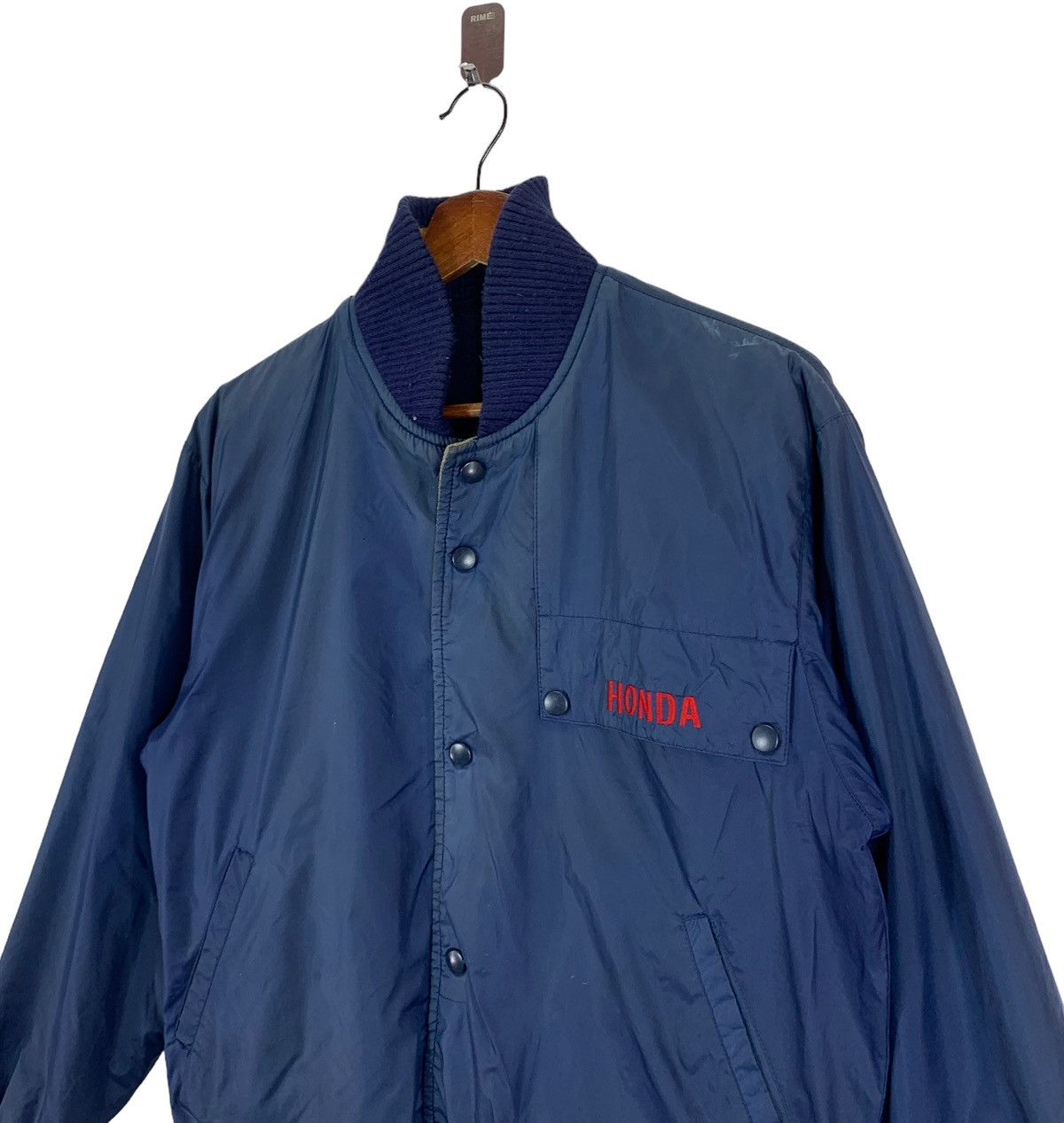Honda × Mizuno 🔥🔥VINTAGE HONDA RACING MOTORSPORTS LIGHT ZIPPER JACKET Size US M / EU 48-50 / 2 - 3 Thumbnail
