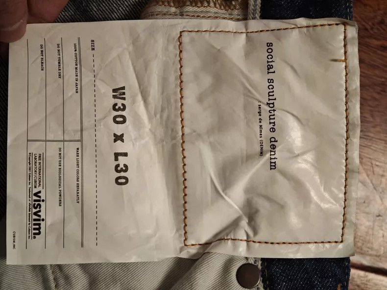 Visvim Visvim VISVIM SOCIAL SCULPTURE Denim Pants Size W30 L30-25 Size US 30 / EU 46 - 3 Thumbnail