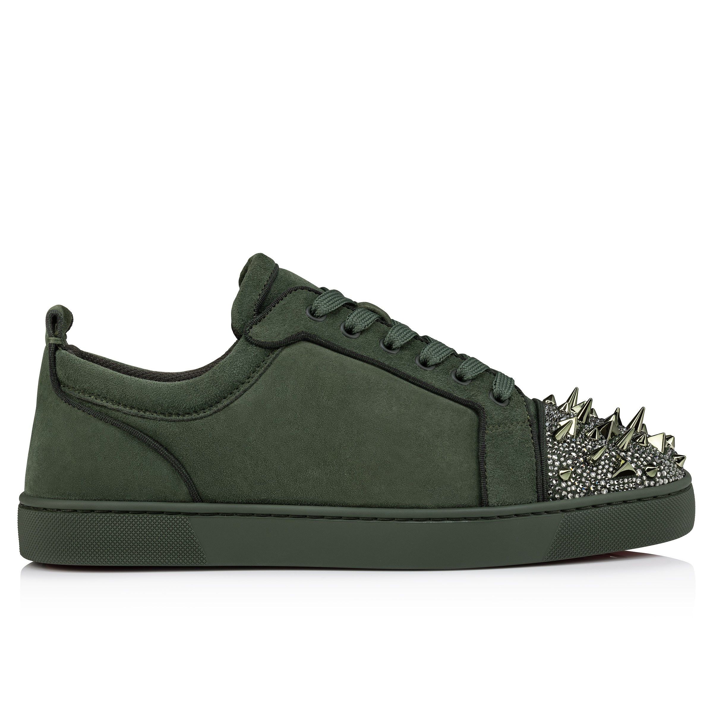Christian Louboutin oc11z0126 Louis Junior P Pik Pik Strass in Grey Size US 7 / EU 40 - 2 Thumbnail