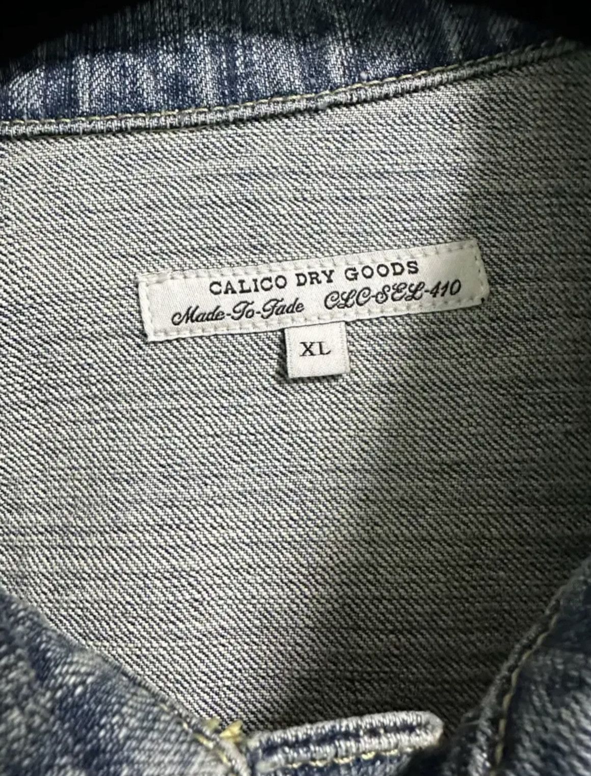 Japanese Brand Calico T2 Trucker Denim Jacket Size US XL / EU 56 / 4 - 2 Thumbnail