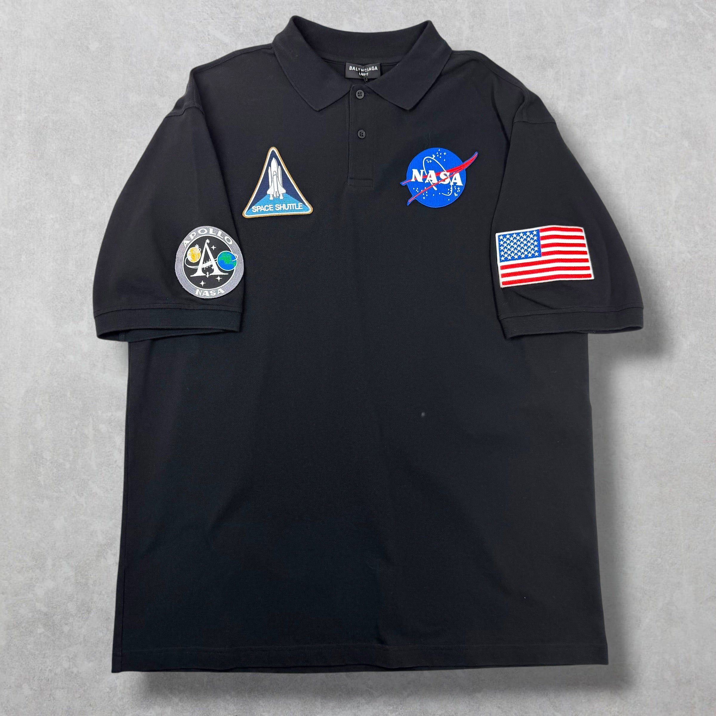 Balenciaga Balenciaga NASA Space Patch Polo M (XL) Size US XL / EU 56 / 4 - 1 Thumbnail