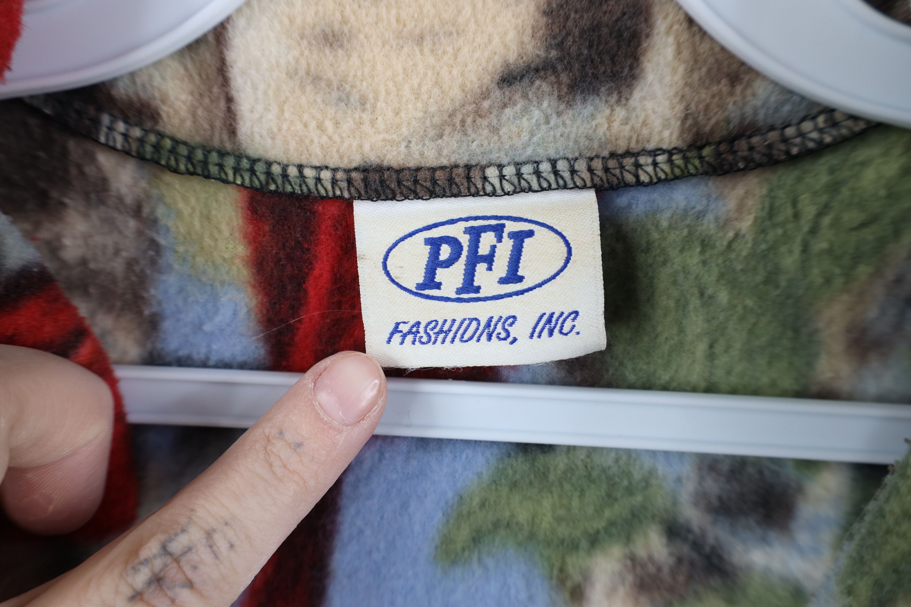 Vintage Vintage 90s Streetwear All Over Print Fleece Vest Jacket USA Size XL / US 12-14 / IT 48-50 - 8 Thumbnail
