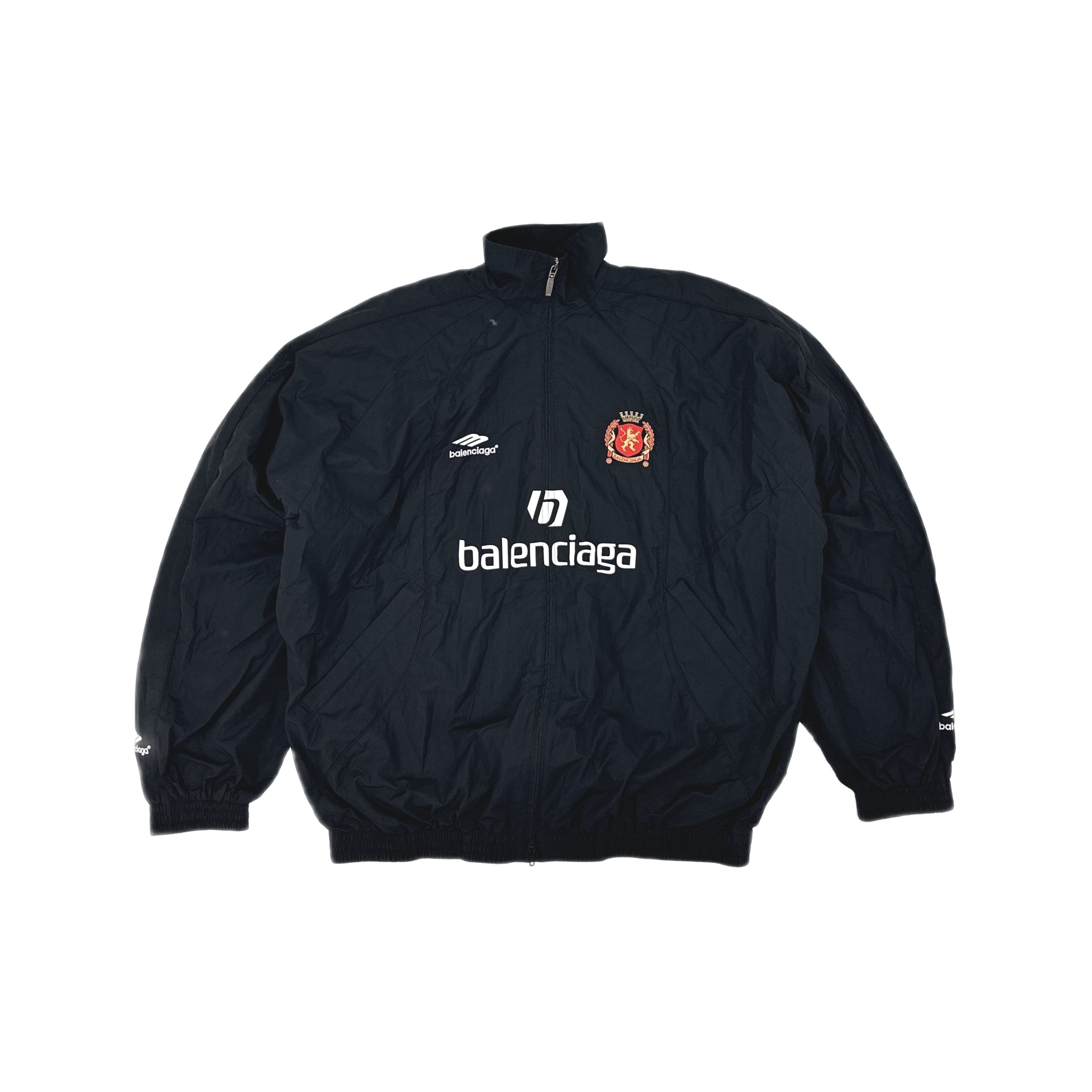 Balenciaga Balenciaga Men's Black Soccer Paris Track Jacket Size