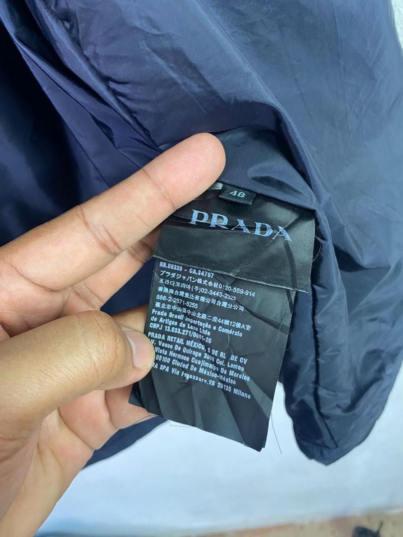 Prada Prada Nylon Funnel Neck Bomber Jacket Size US M / EU 48-50 / 2 - 16 Thumbnail