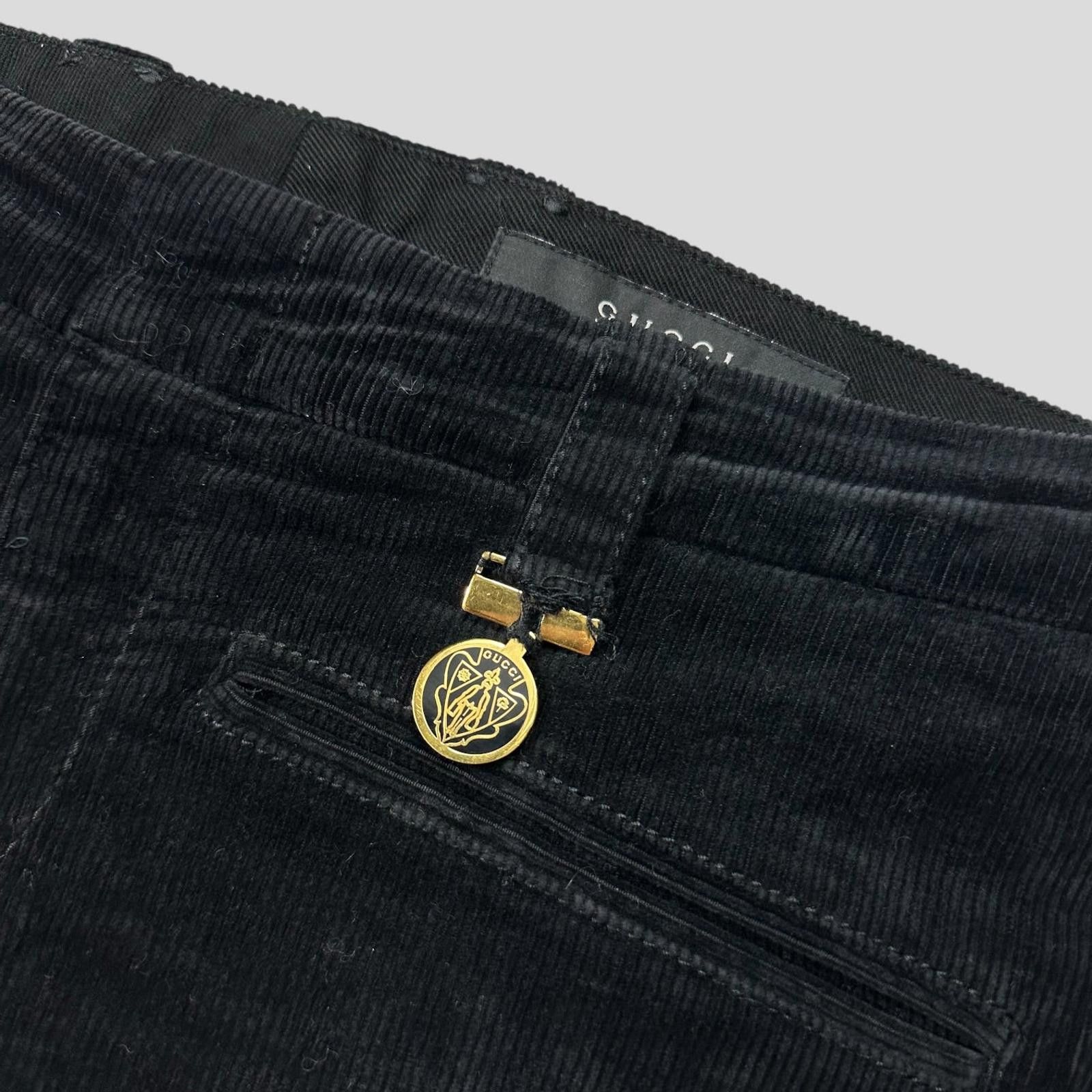 Gucci Gucci by Tom Ford 2004 Corduroy Laced Riding Trousers - UK10 Size 28" / US 6 / IT 42 - 6 Thumbnail