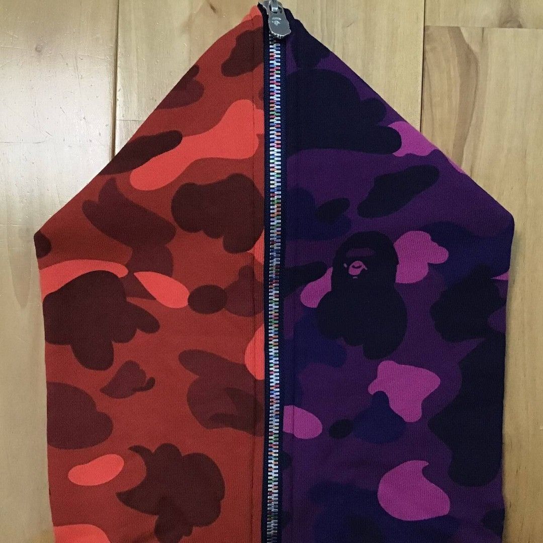 Bape BAPE Crazy camo full zip hoodie a bathing ape Size US M / EU 48-50 / 2 - 3 Thumbnail