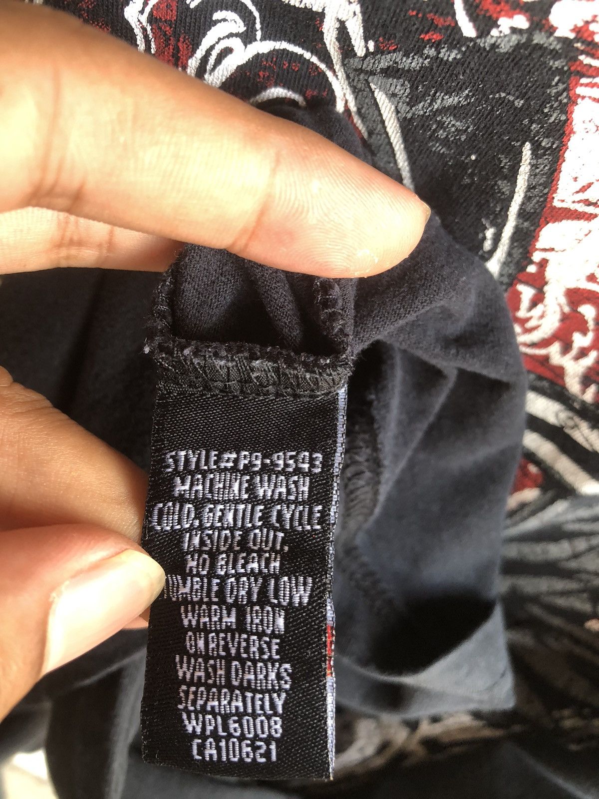 Beauty Beast × If Six Was Nine × KMRii Japanese Gothic Poem Triball Rock and Roll Tshirt Tee Size US XL / EU 56 / 4 - 10 Thumbnail