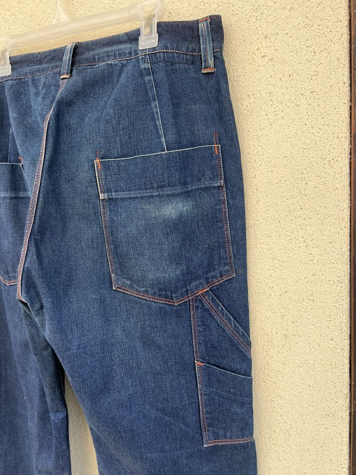 Hiroshi Kato KATO Japan Faded Indigo Denim Work Pant Size US 34 / EU 50 - 18 Thumbnail
