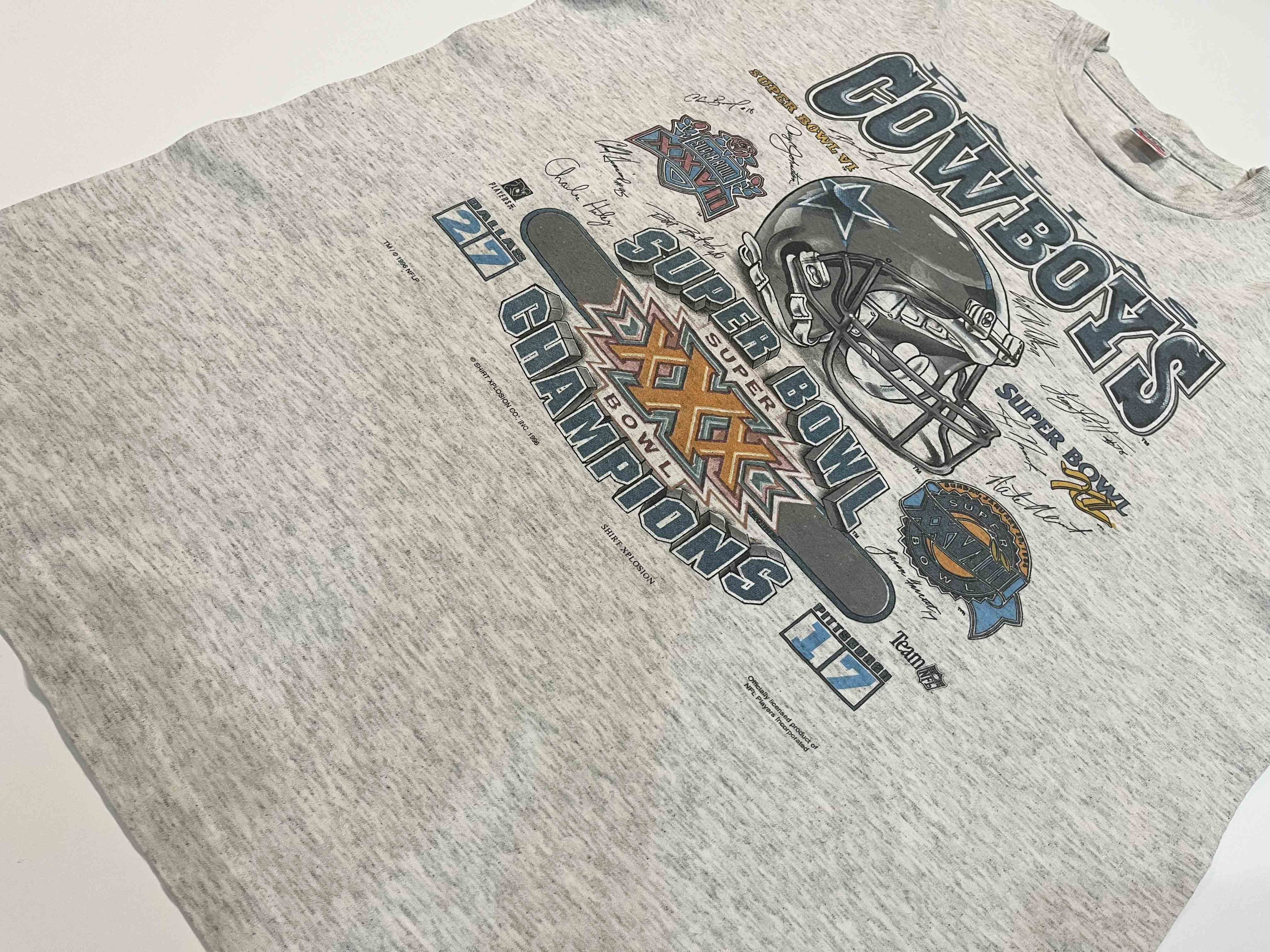 Fruit Of The Loom × NFL × Vintage Vintage Shirt Xplosion 1996 NFL Dallas Cowboys T-Shirt Size US XL / EU 56 / 4 - 7 Thumbnail