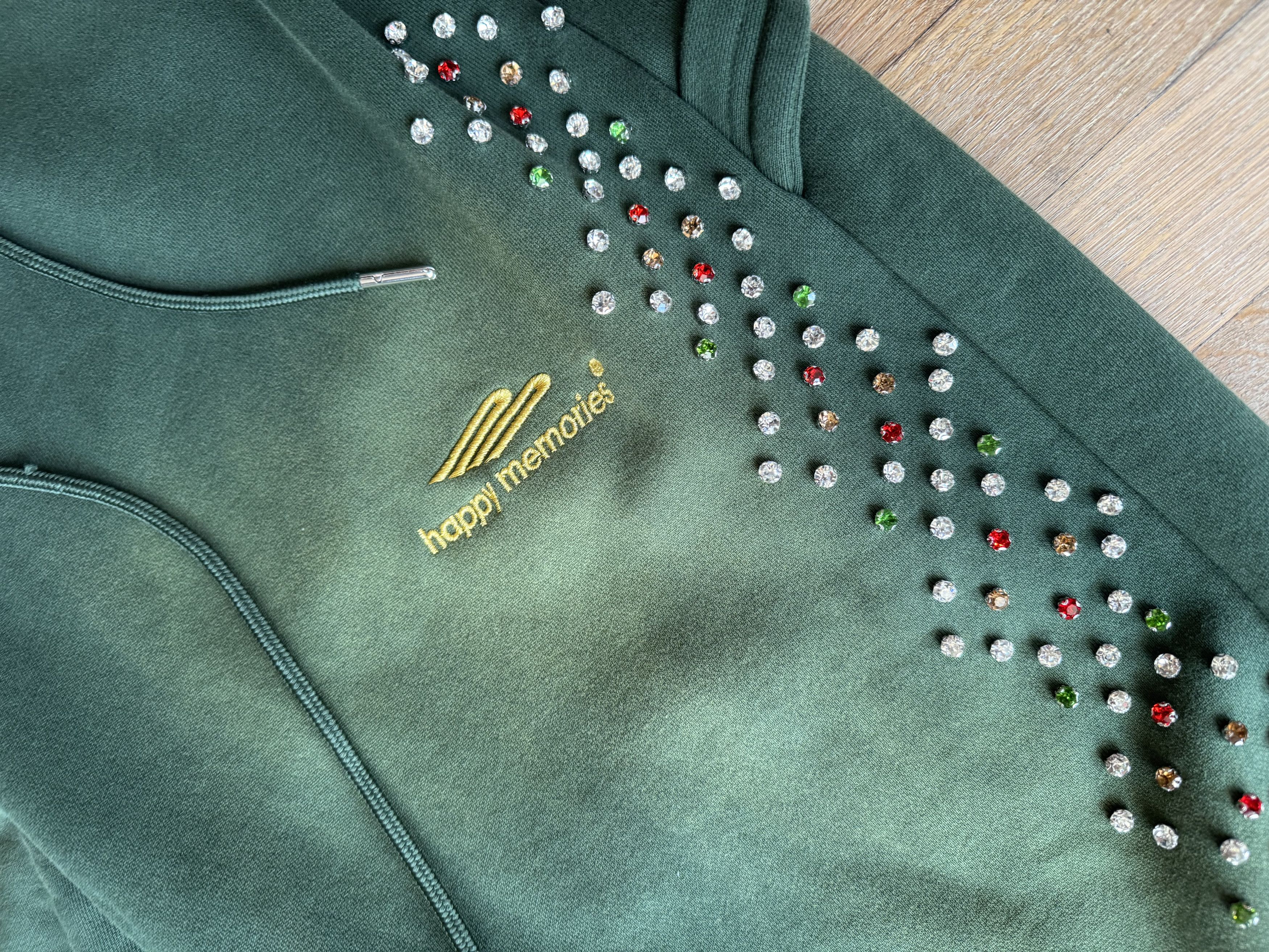HMDD Happy Memories Don't Die HMDD Crystal Sweatpants Green Size US 34 / EU 50 - 3 Thumbnail