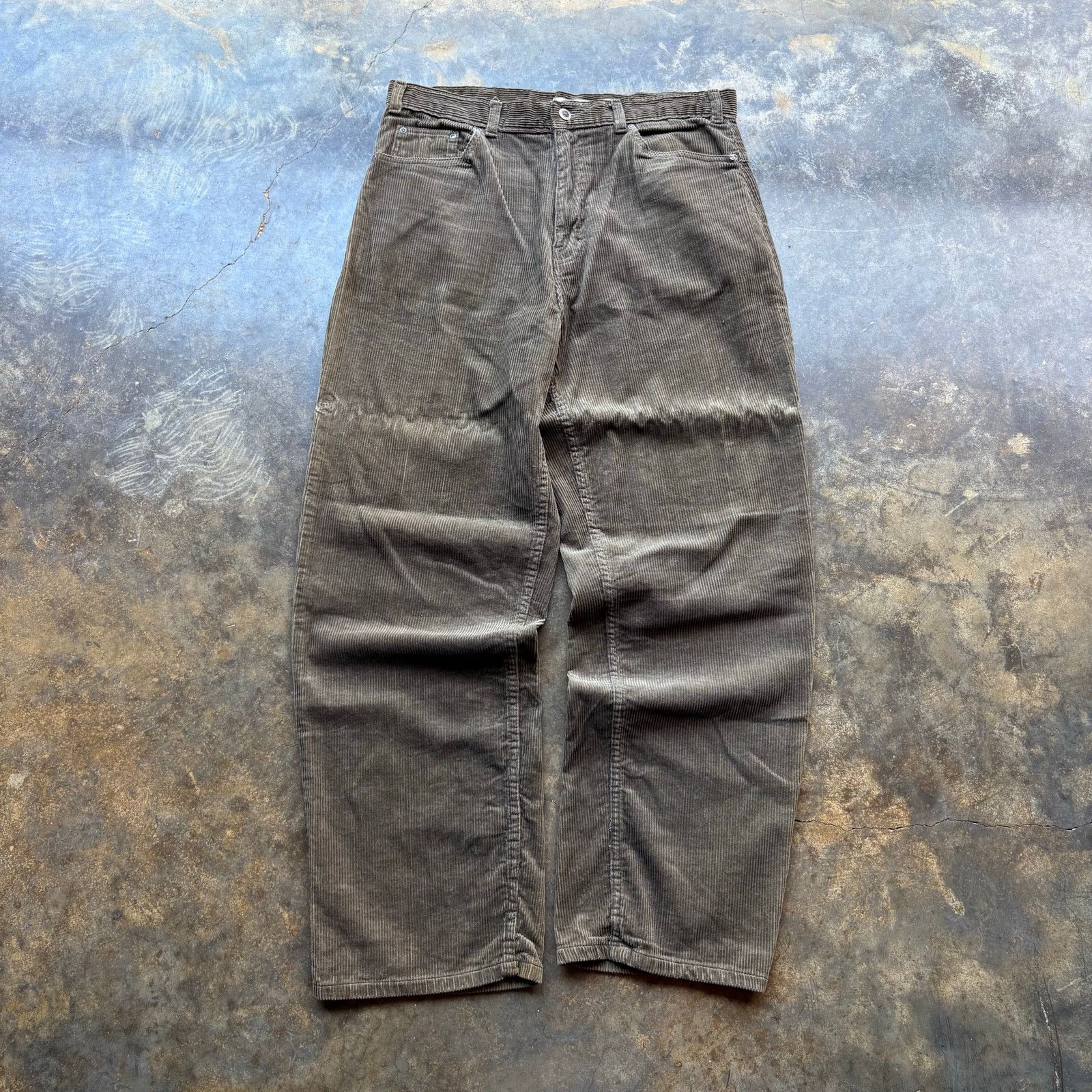 Faded Glory Cool Vintage Baggy Jumbo Corduroy Pants Size US 36 / EU 52 - 3 Thumbnail