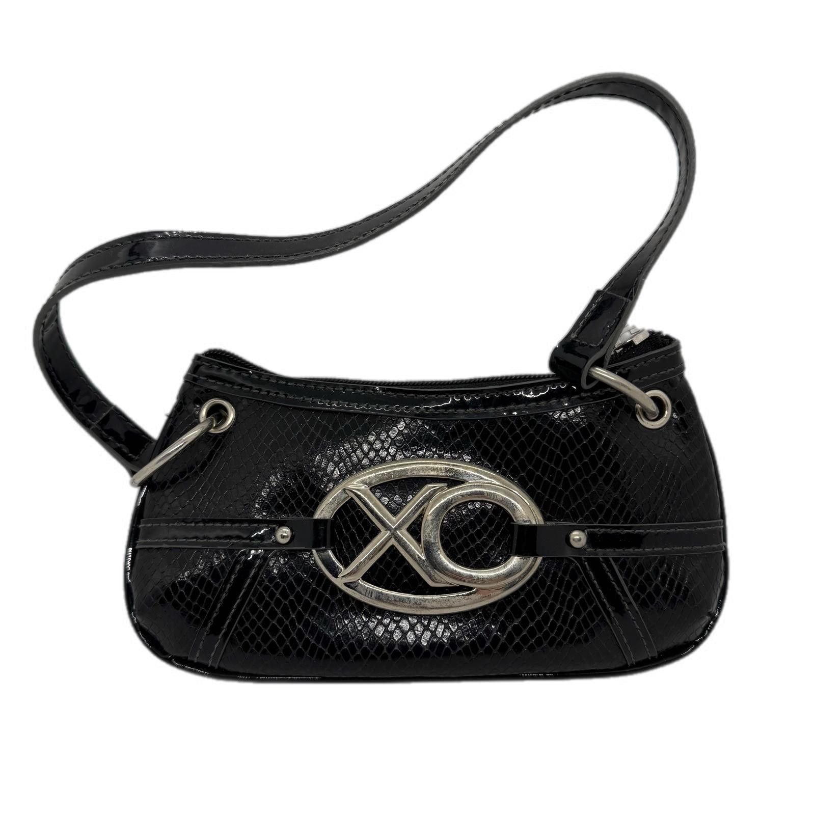 XOXO Stylish XOXO Black Handbag with Silver Accents Size ONE SIZE - 1 Thumbnail