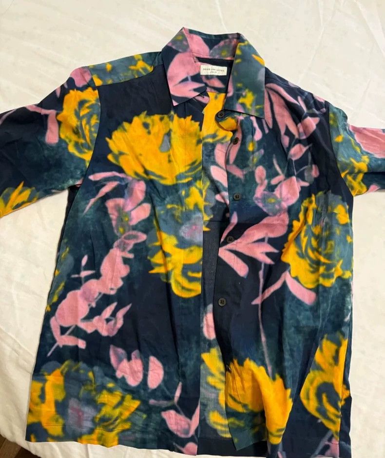 Dries Van Noten Dries Van Noten size:34 Black and yellow color-blocked pri Size S / US 4 / IT 40 - 6 Thumbnail