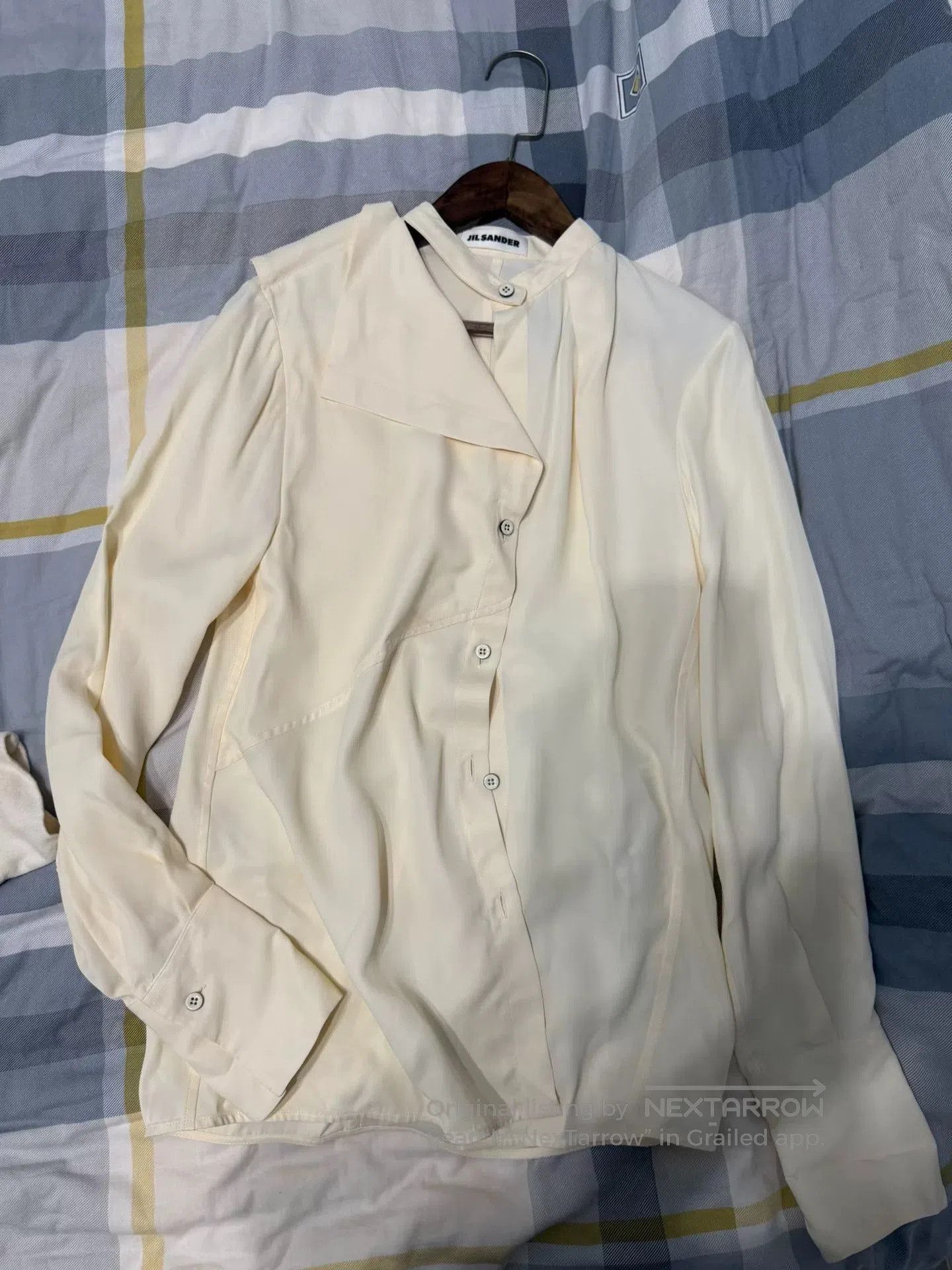 Jil Sander Elegant Jil Sander Sheer Blouse. Size S / US 4 / IT 40 - 3 Thumbnail