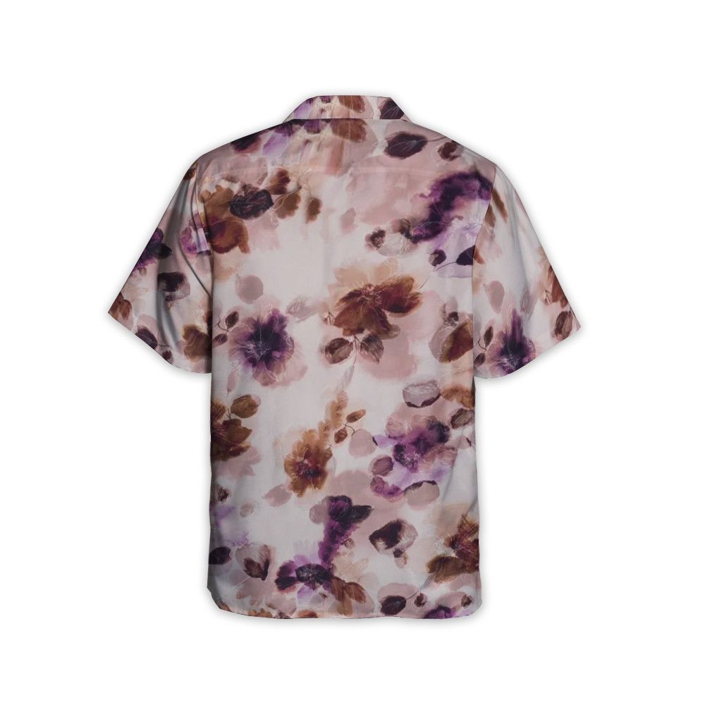 Designer Men's Pink Floral-Print Shirt Size US M / EU 48-50 / 2 - 2 Thumbnail