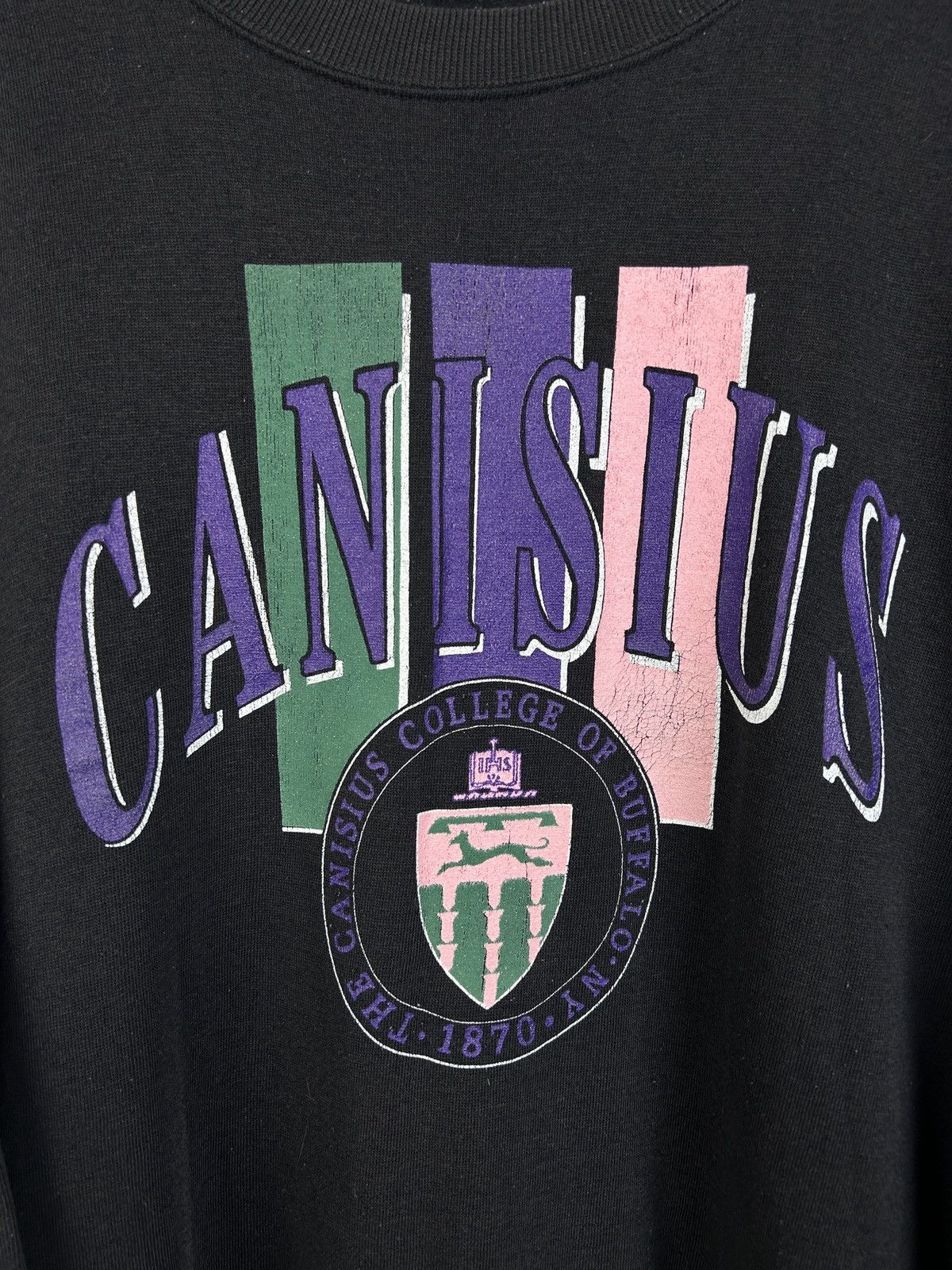 Vintage 90s Vintage Canisius Buffalo University College Crewneck Size US M / EU 48-50 / 2 - 2 Thumbnail